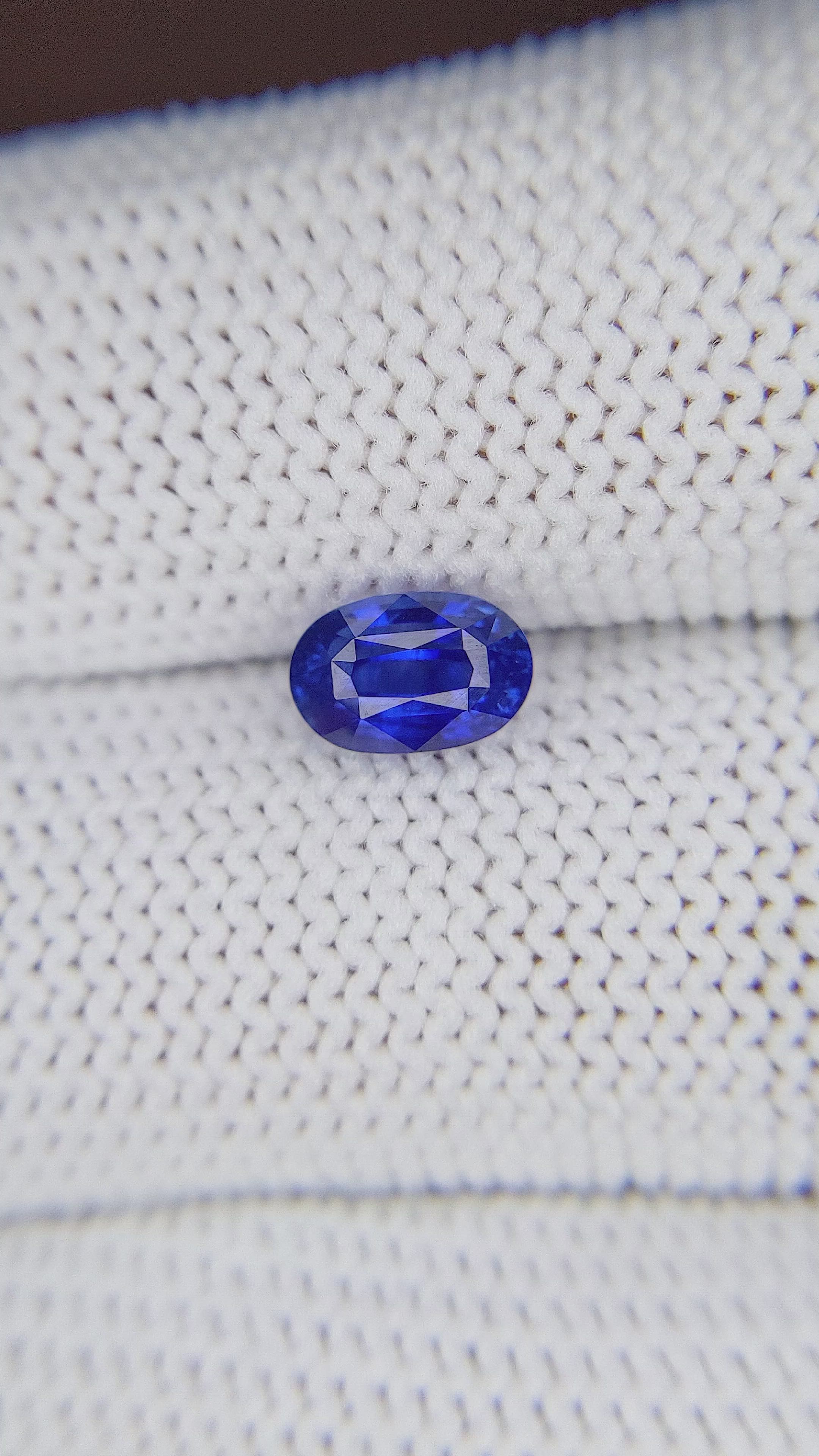 1.45 Ct. Blue Sapphire from Madagascar Size Video