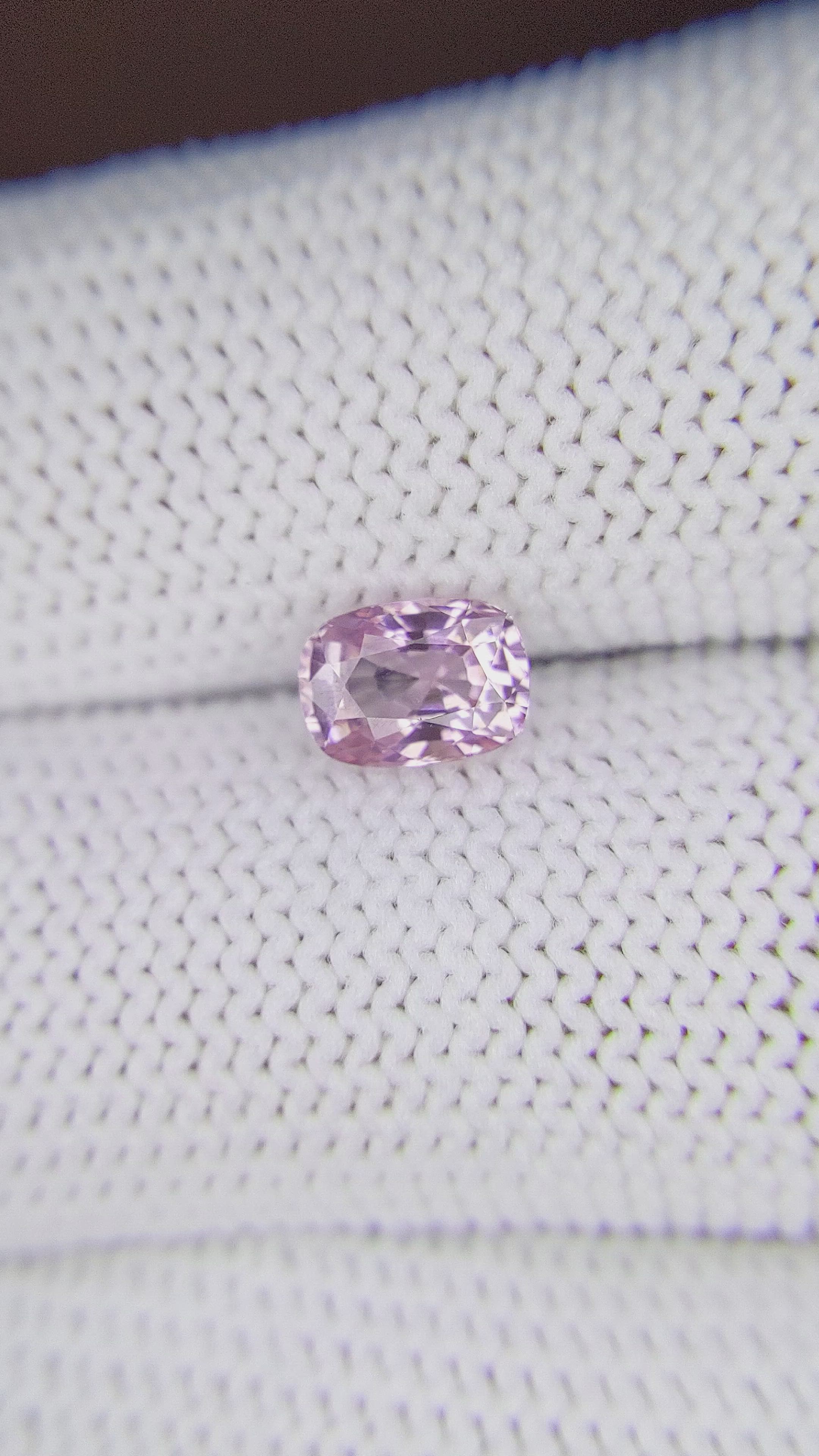 1.25 Ct. Purplish Pink Sapphire from Madagascar Size Video