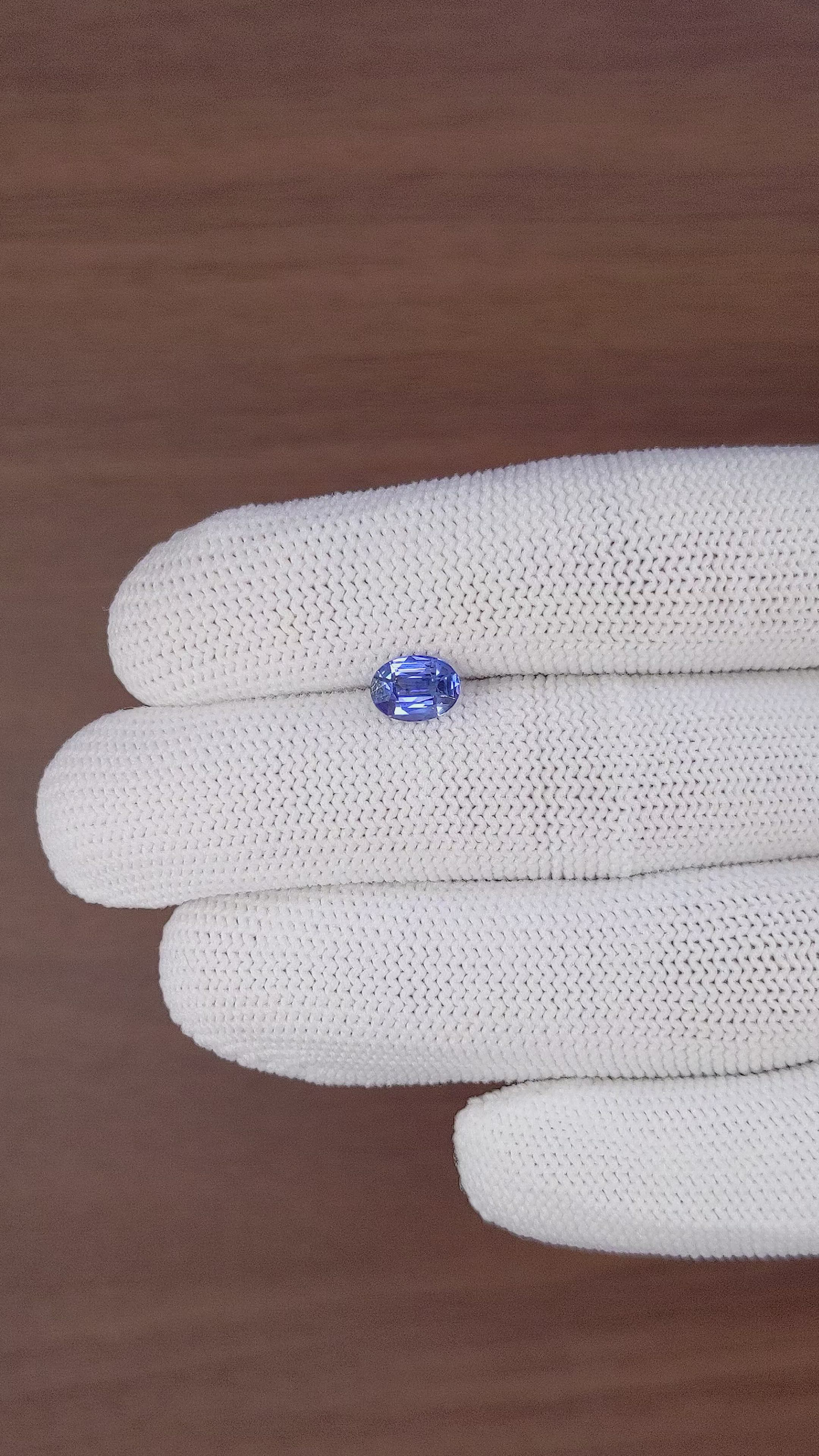 1.26 Ct. Blue Sapphire from Madagascar Size Video