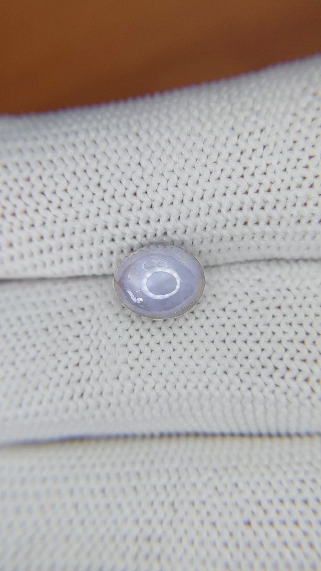 2.83 Ct. Greyish Blue Star Sapphire from Ceylon (Sri Lanka) Size Video
