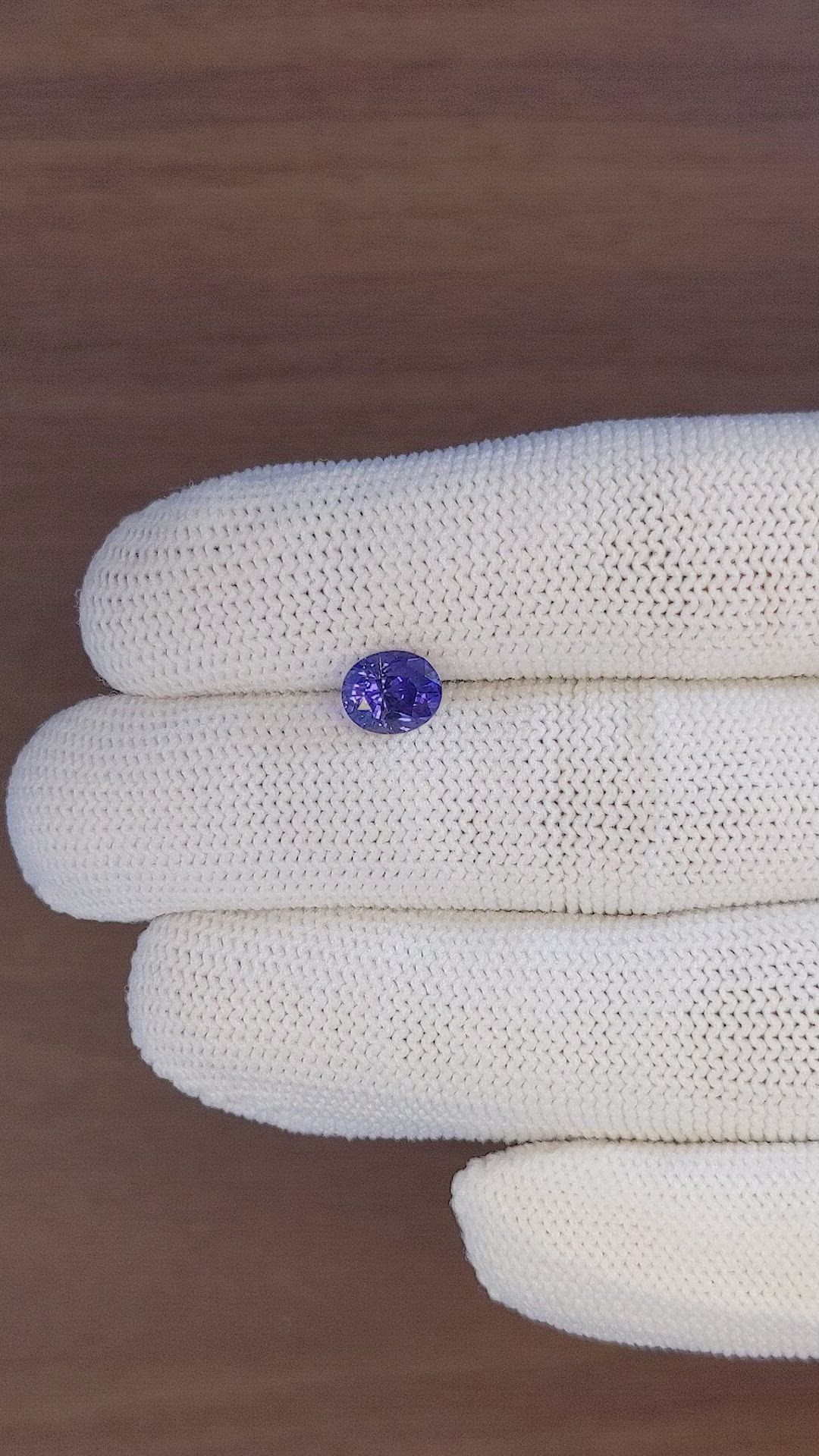 2.01 Ct. Color Change Sapphire from Ceylon (Sri Lanka) Size Video