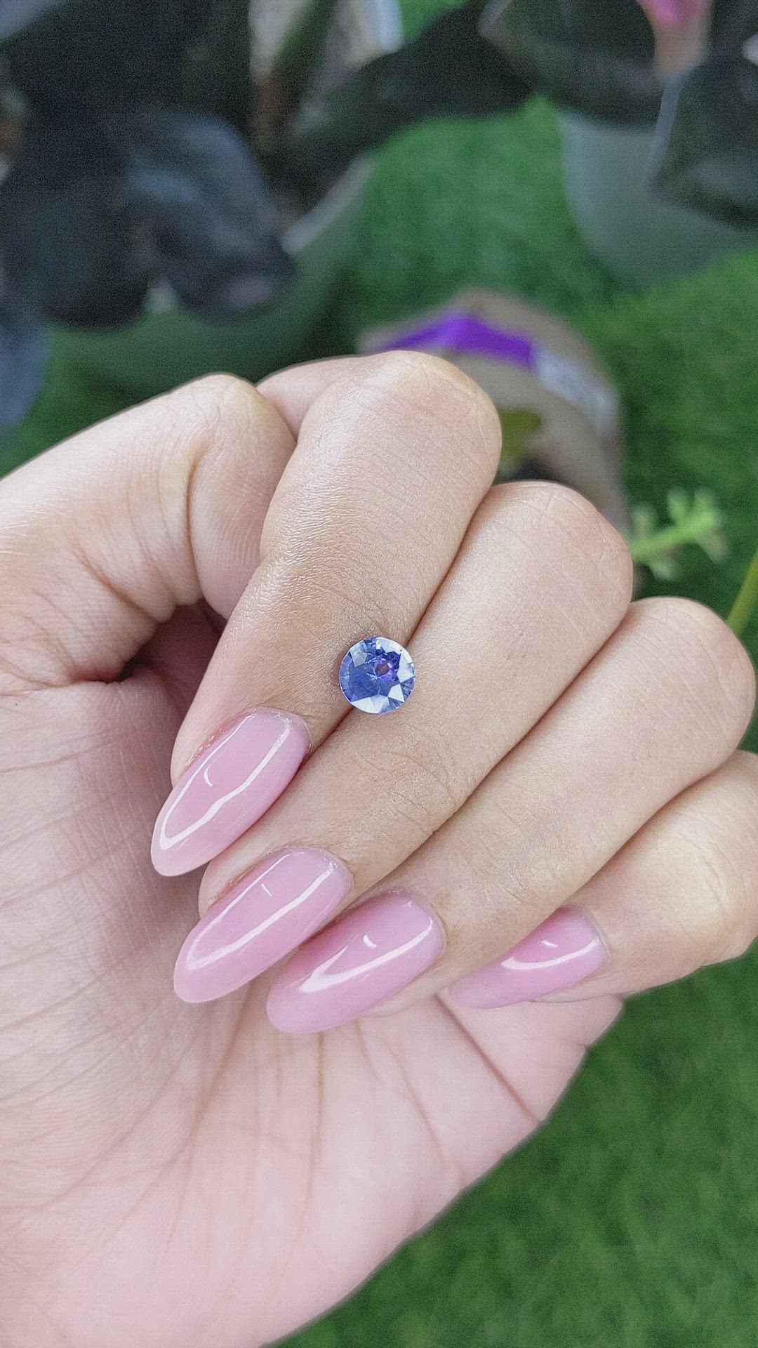 1.14 Ct. Blue Sapphire from Tanzania Size Video