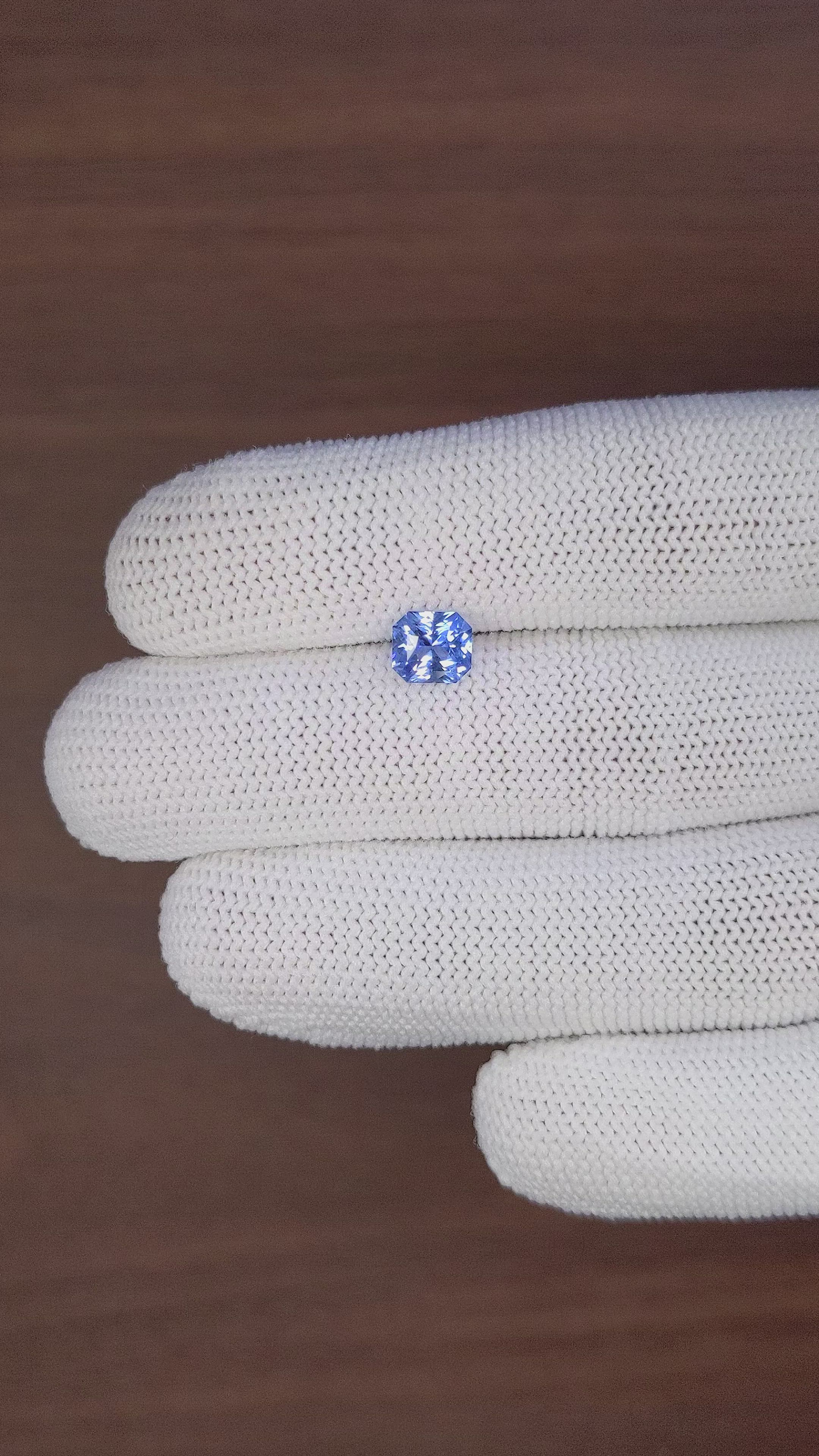 1.59 Ct. Blue Sapphire from Madagascar Size Video