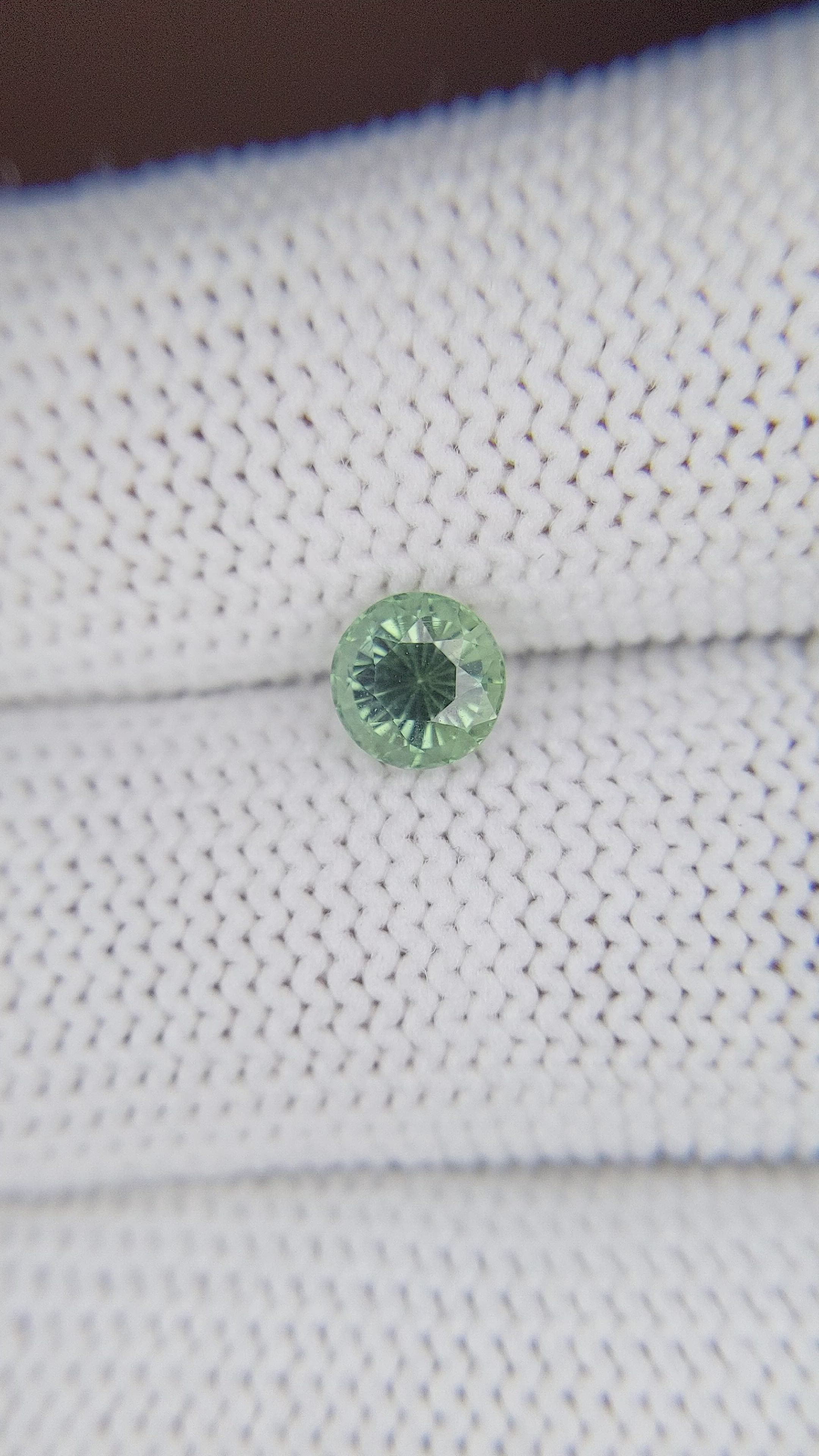 1.07 Ct. Green Sapphire from Madagascar Size Video