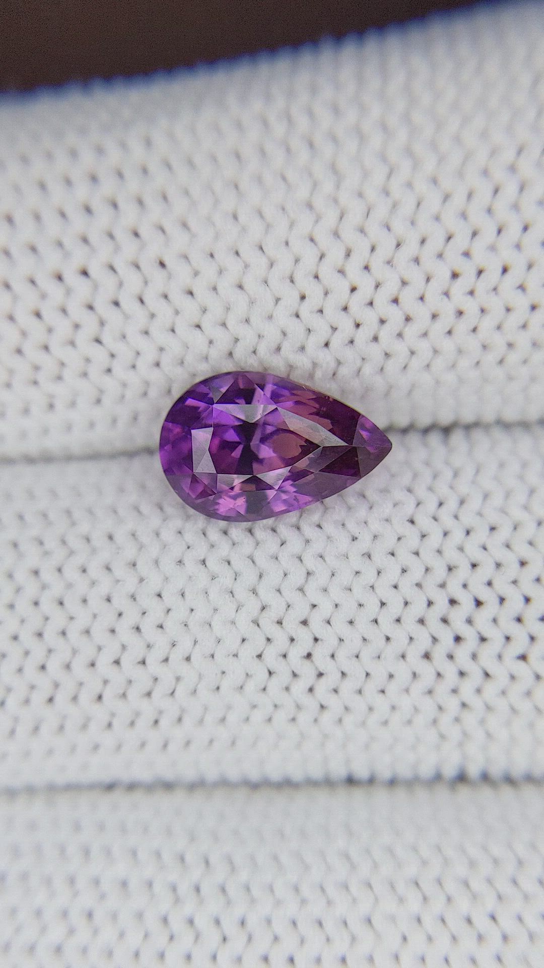 2.74 Ct. Pinkish Purple Sapphire from Australia Size Video