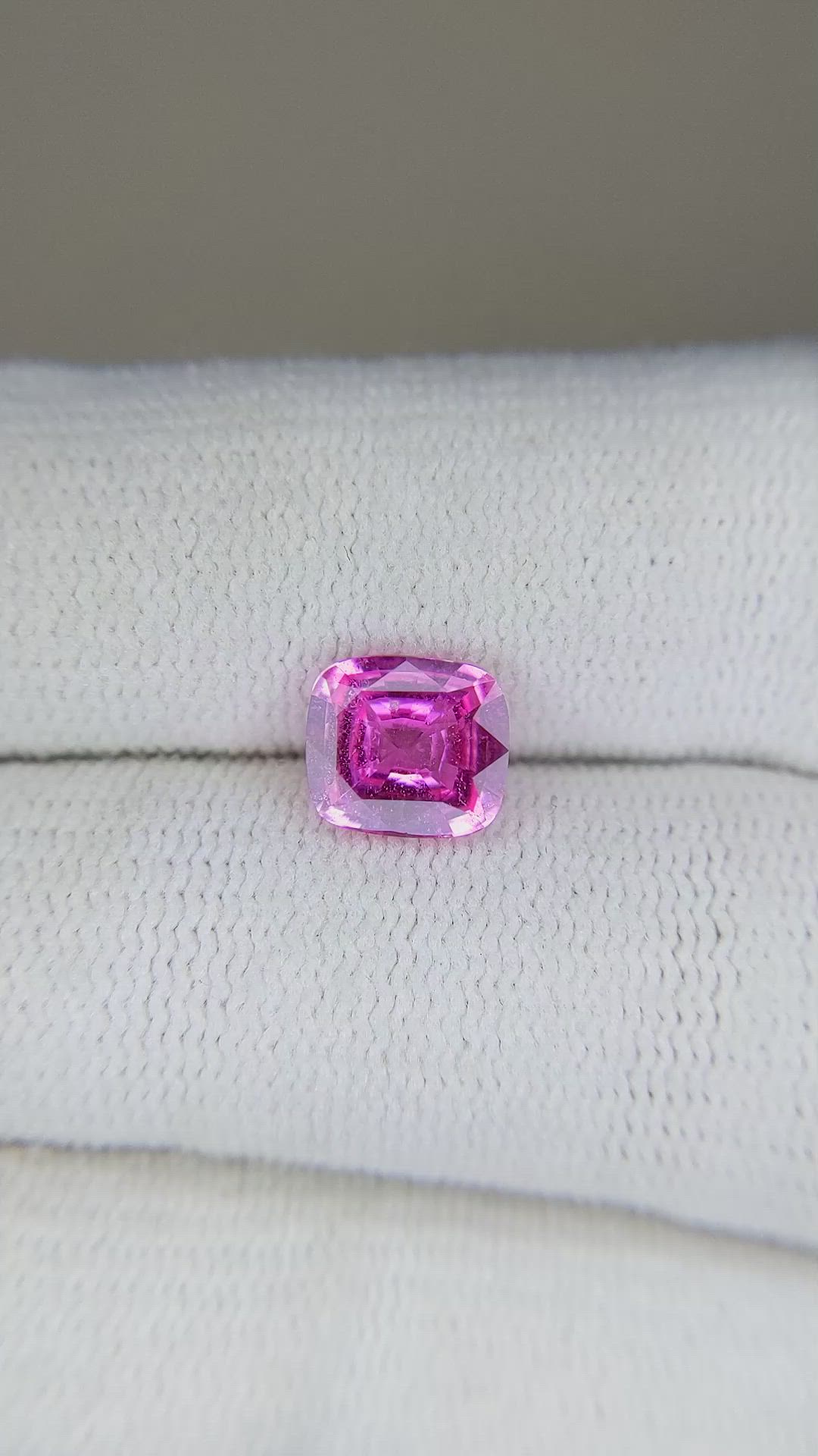 1.58 Ct. Pink Sapphire from Ceylon (Sri Lanka) Size Video