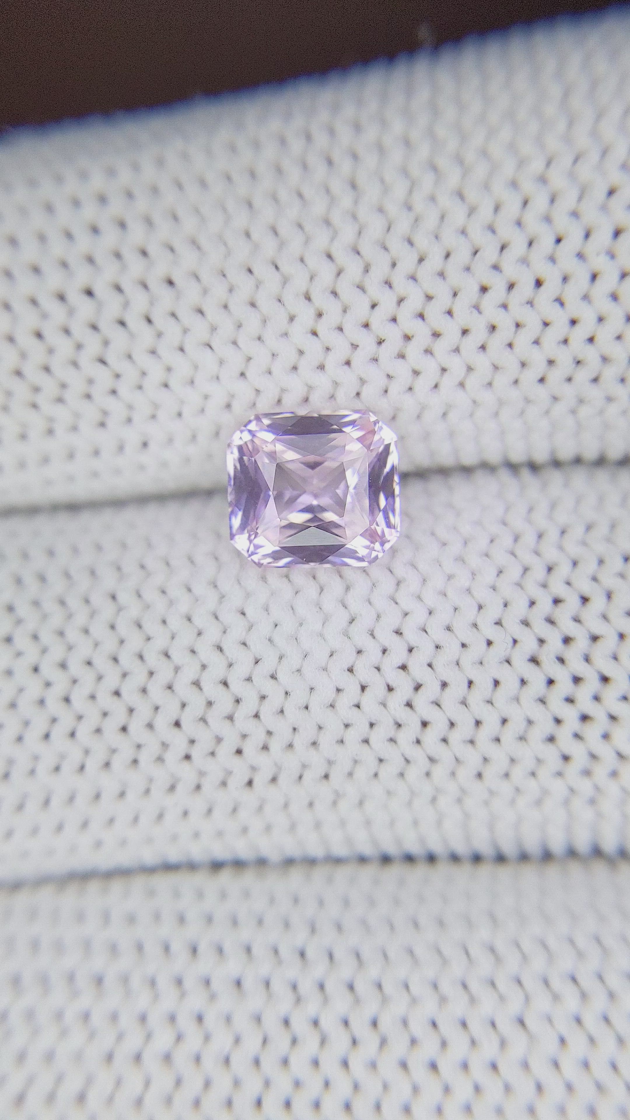 2.05 Ct. Purplish Pink Sapphire from Madagascar Size Video