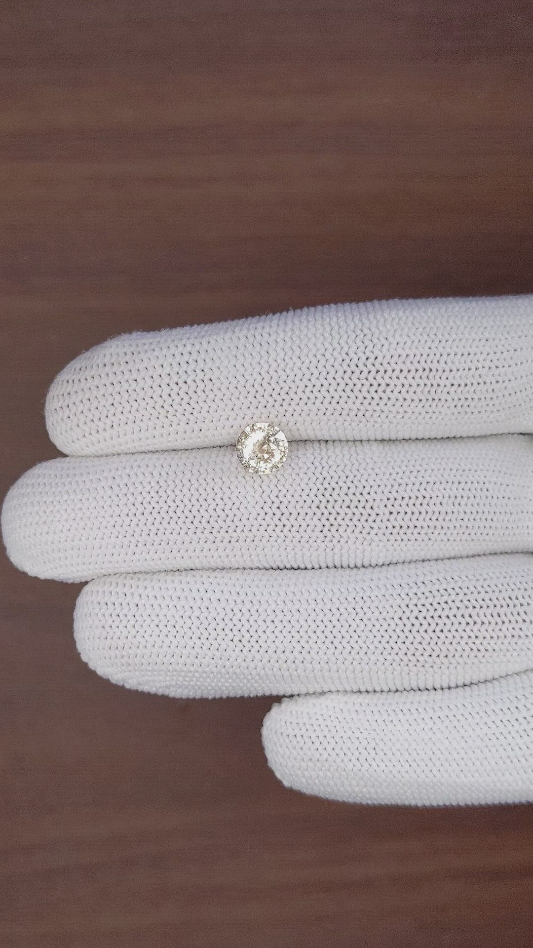 2.04 Ct. Peach Sapphire from Madagascar Size Video