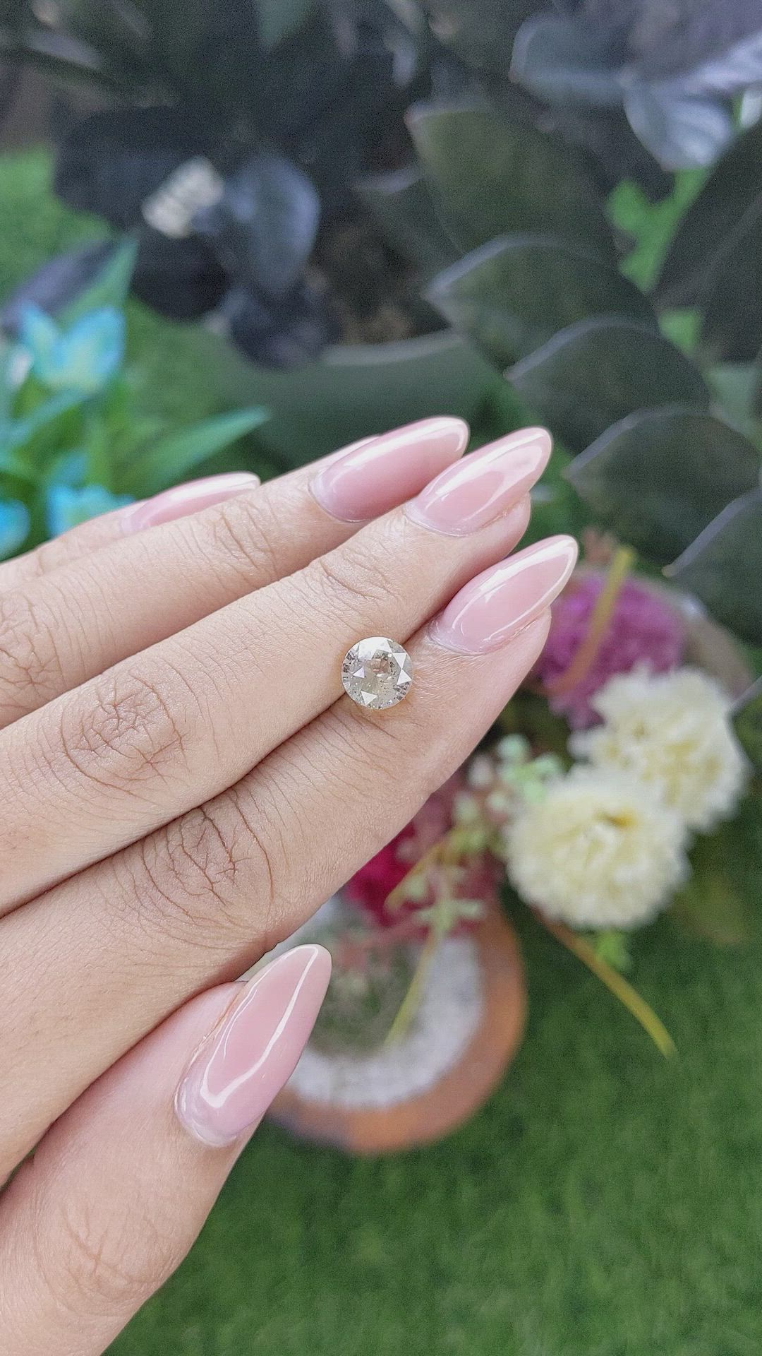 2.04 Ct. Peach Sapphire from Madagascar Size Video