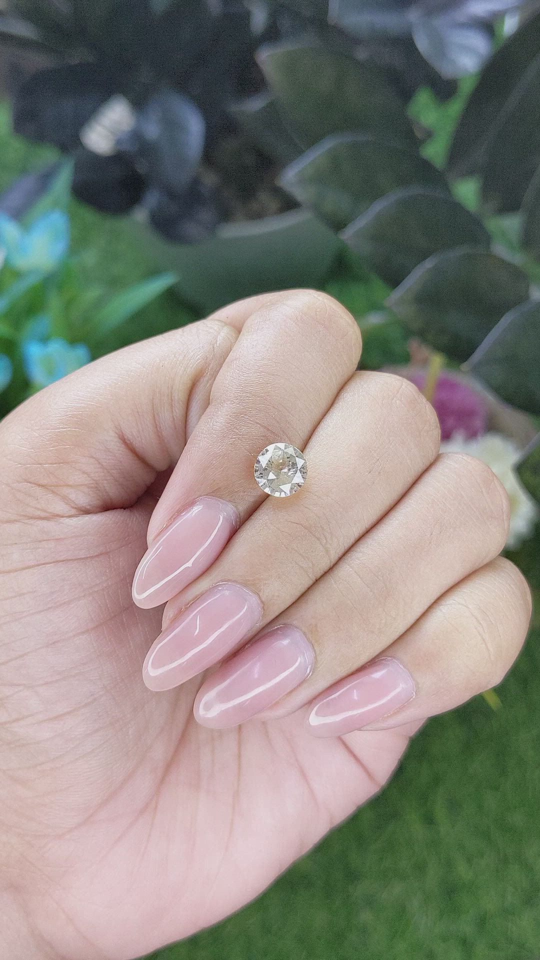2.04 Ct. Peach Sapphire from Madagascar Size Video