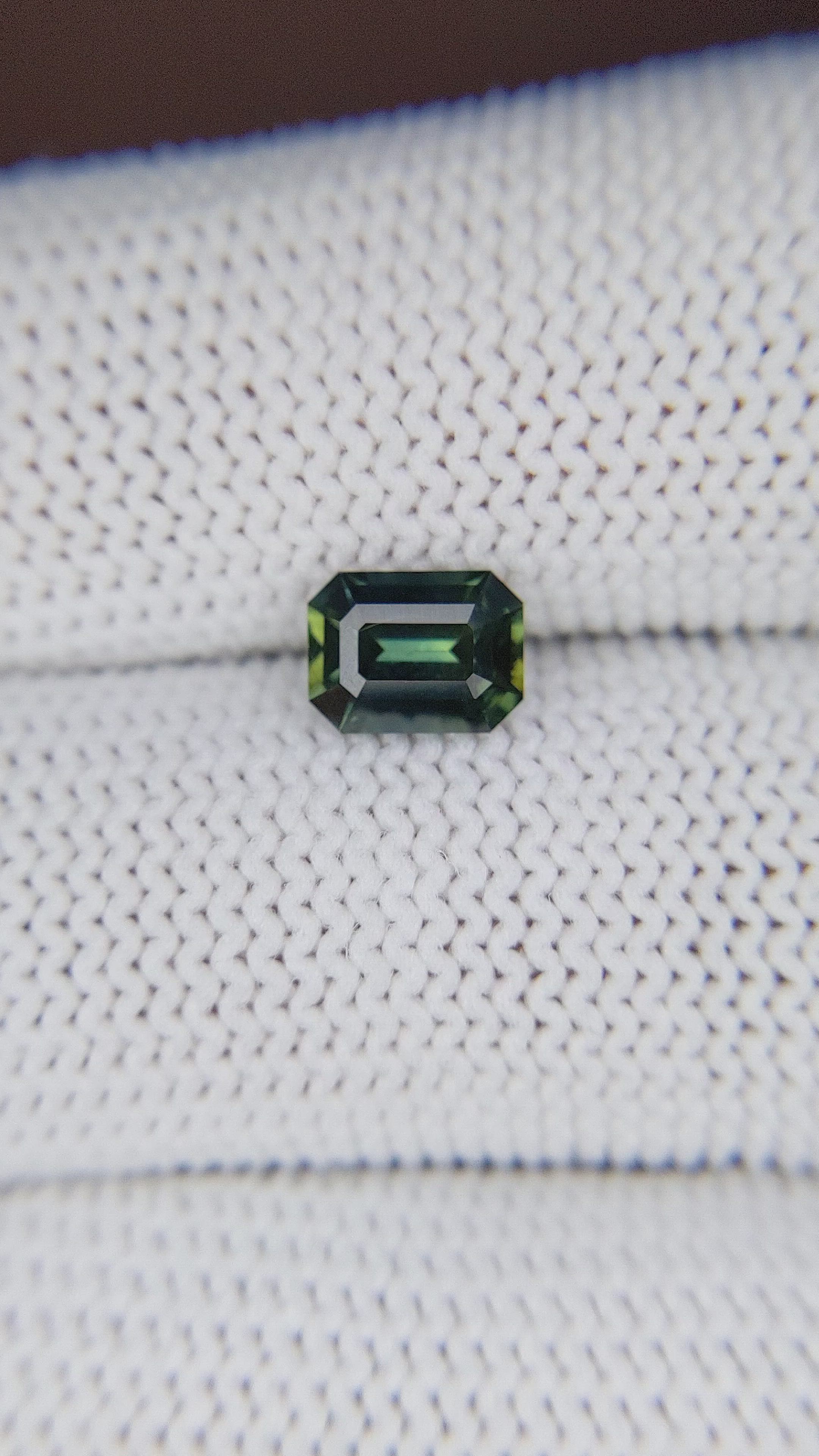 1.28 Ct. Greenish Blue Sapphire from Australia Size Video