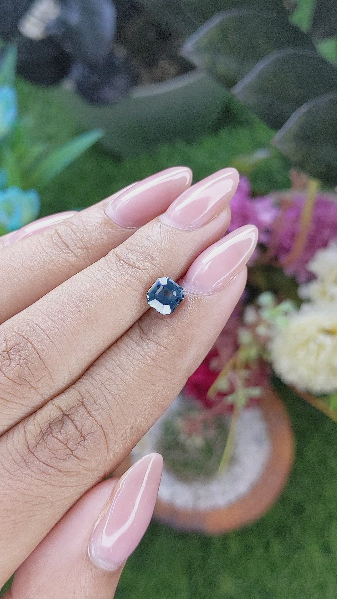 1.22 Ct. Blue Sapphire from Madagascar Size Video