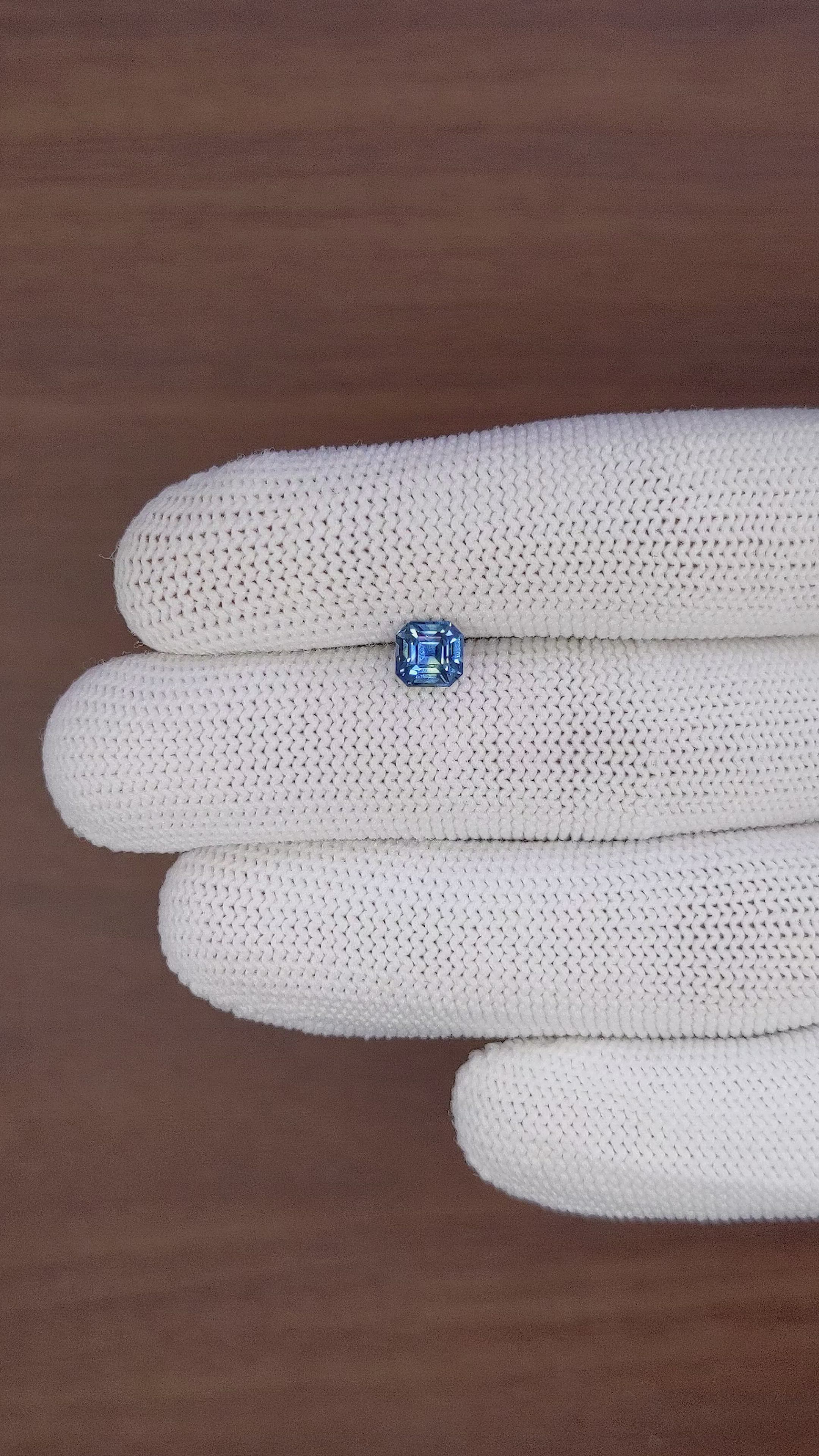 1.22 Ct. Blue Sapphire from Madagascar Size Video