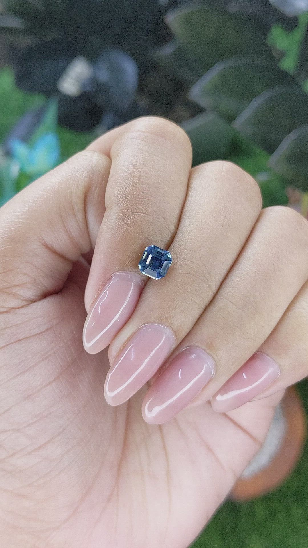 1.22 Ct. Blue Sapphire from Madagascar Size Video