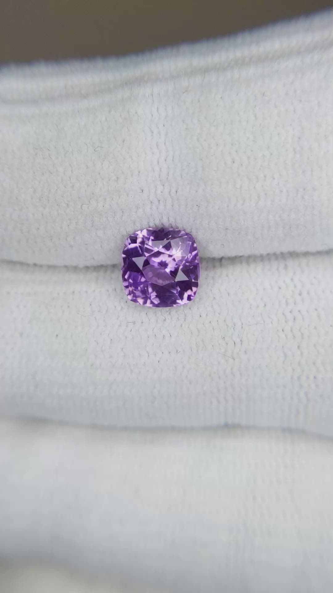 1.81 Ct. Purple Sapphire from Ceylon (Sri Lanka) Size Video