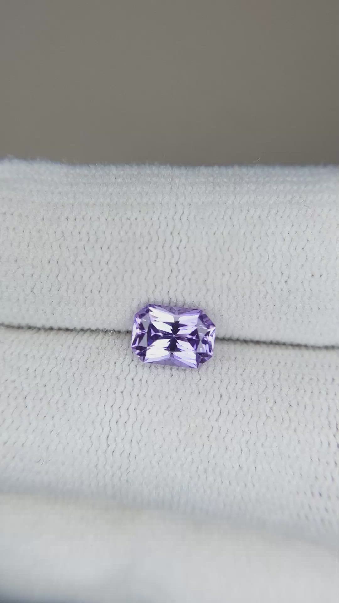 1.05 Ct. Purple Sapphire from Ceylon (Sri Lanka) Size Video