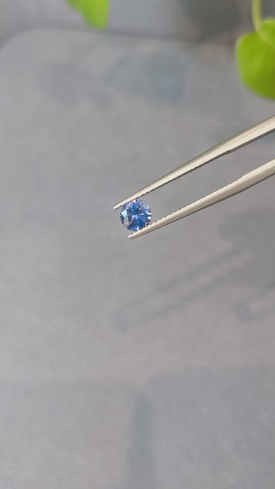 0.56 Ct. Blue Sapphire from Ceylon (Sri Lanka) Size Video