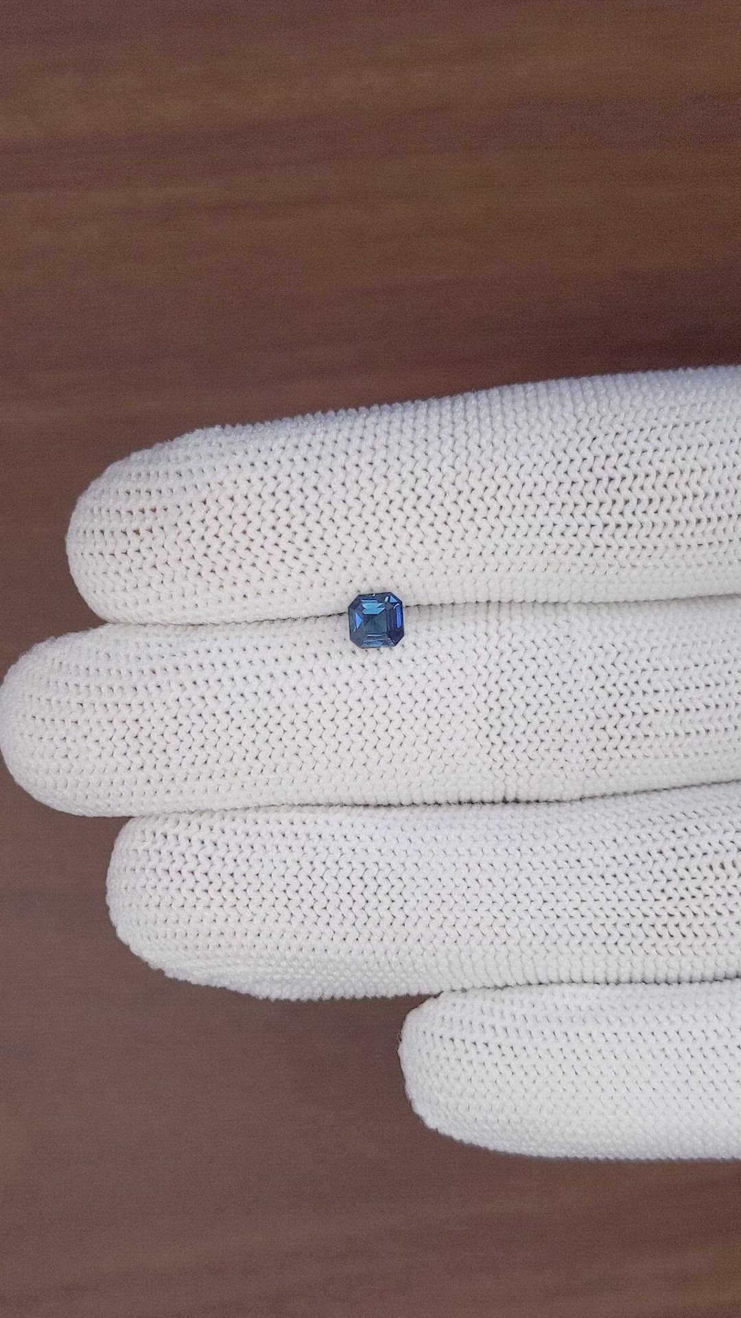 0.74 Ct. Blue Sapphire from Nigeria Size Video