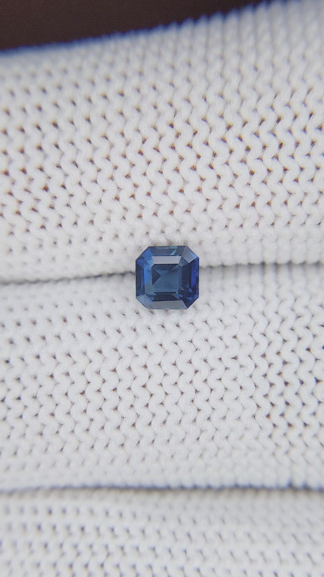 0.74 Ct. Blue Sapphire from Nigeria Size Video