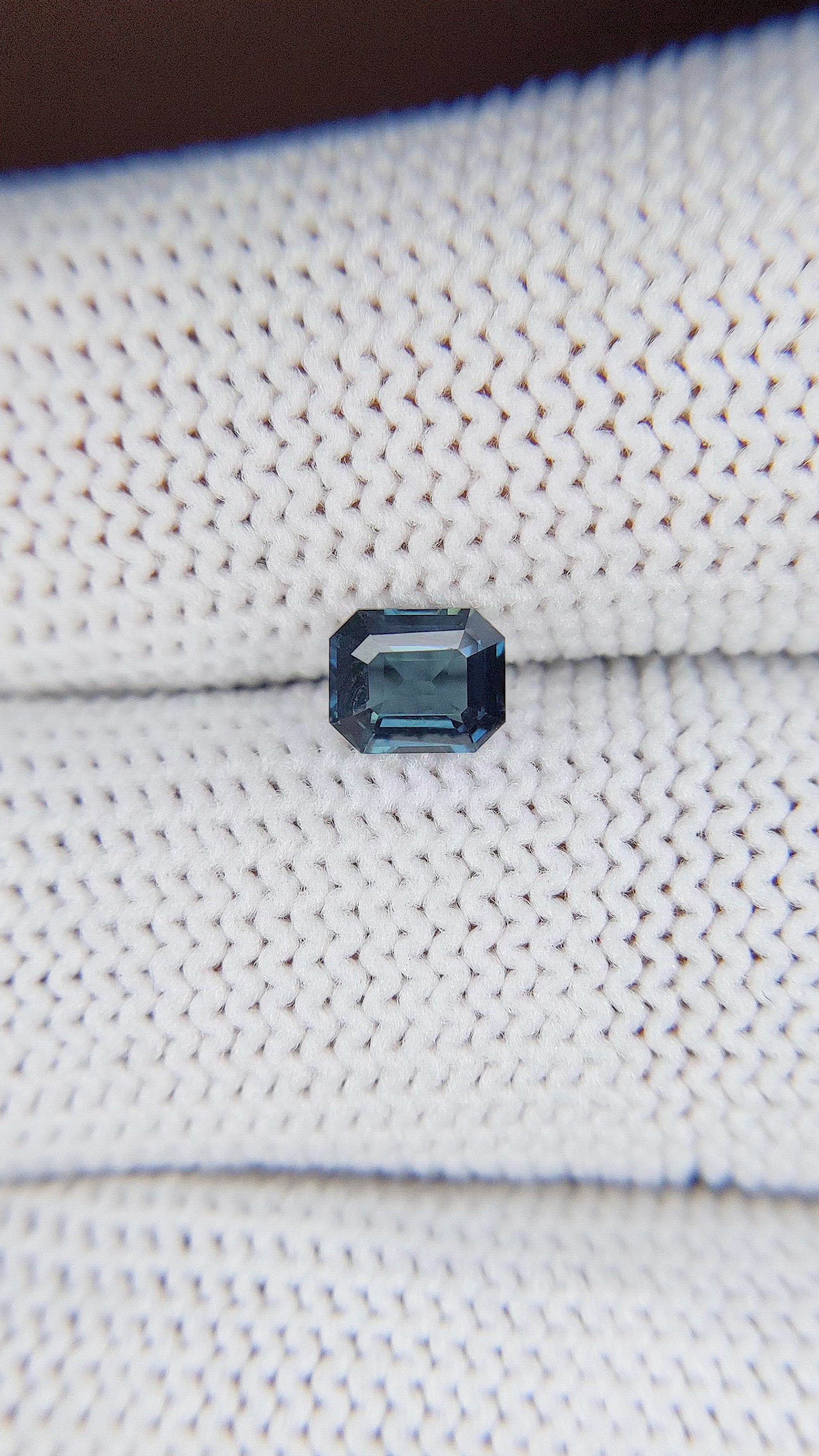 0.80 Ct. Bluish Green Sapphire from Nigeria Size Video