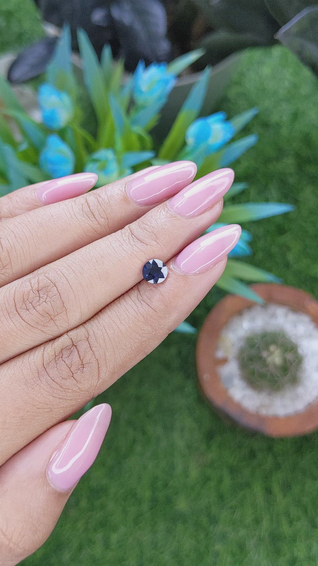 0.85 Ct. Blue Sapphire from Nigeria Size Video