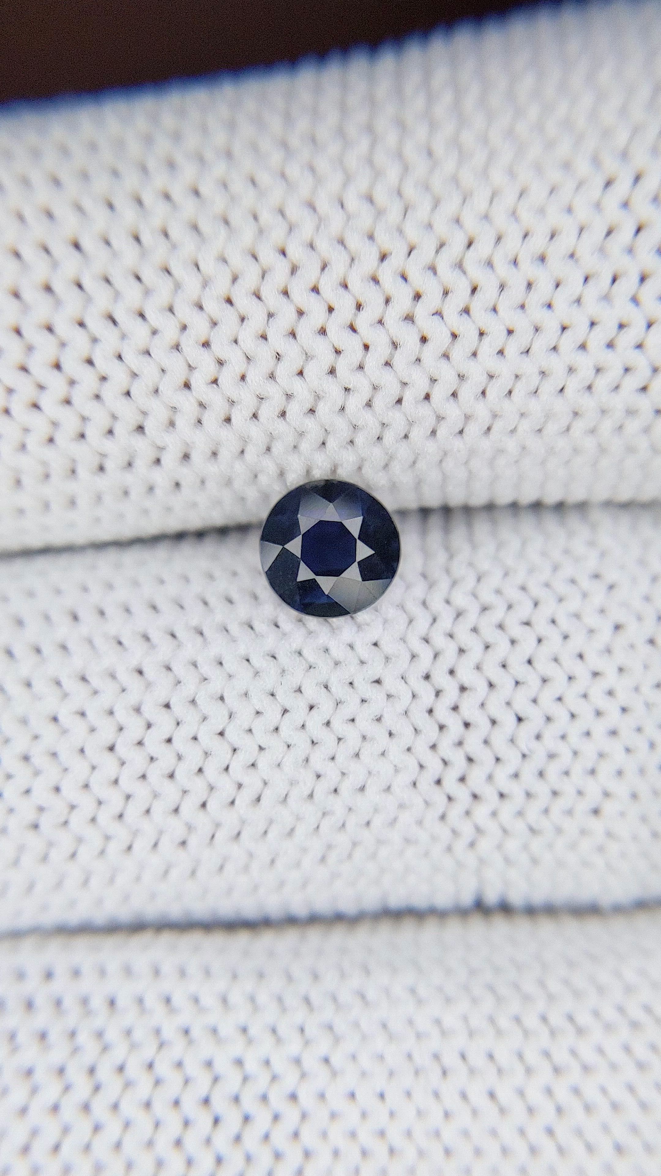 0.85 Ct. Blue Sapphire from Nigeria Size Video