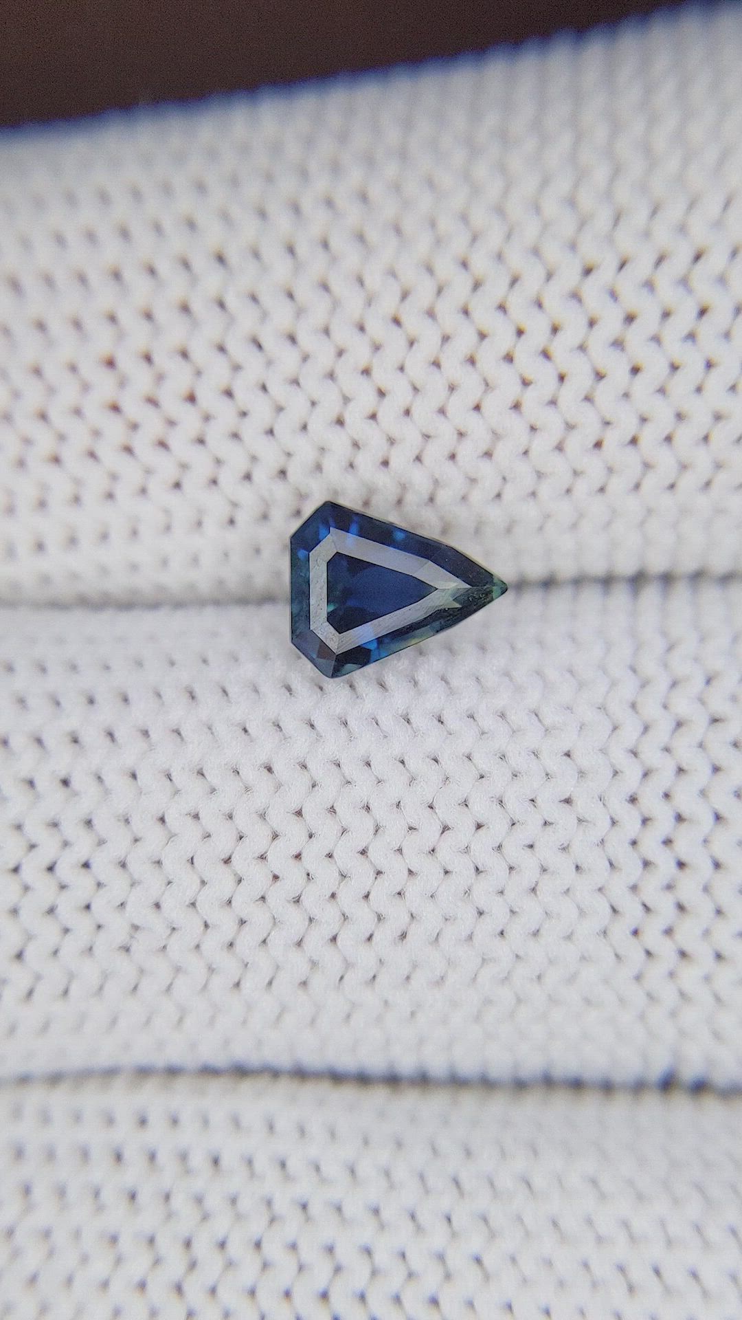 1.02 Ct. Greenish Blue Sapphire from Nigeria Size Video