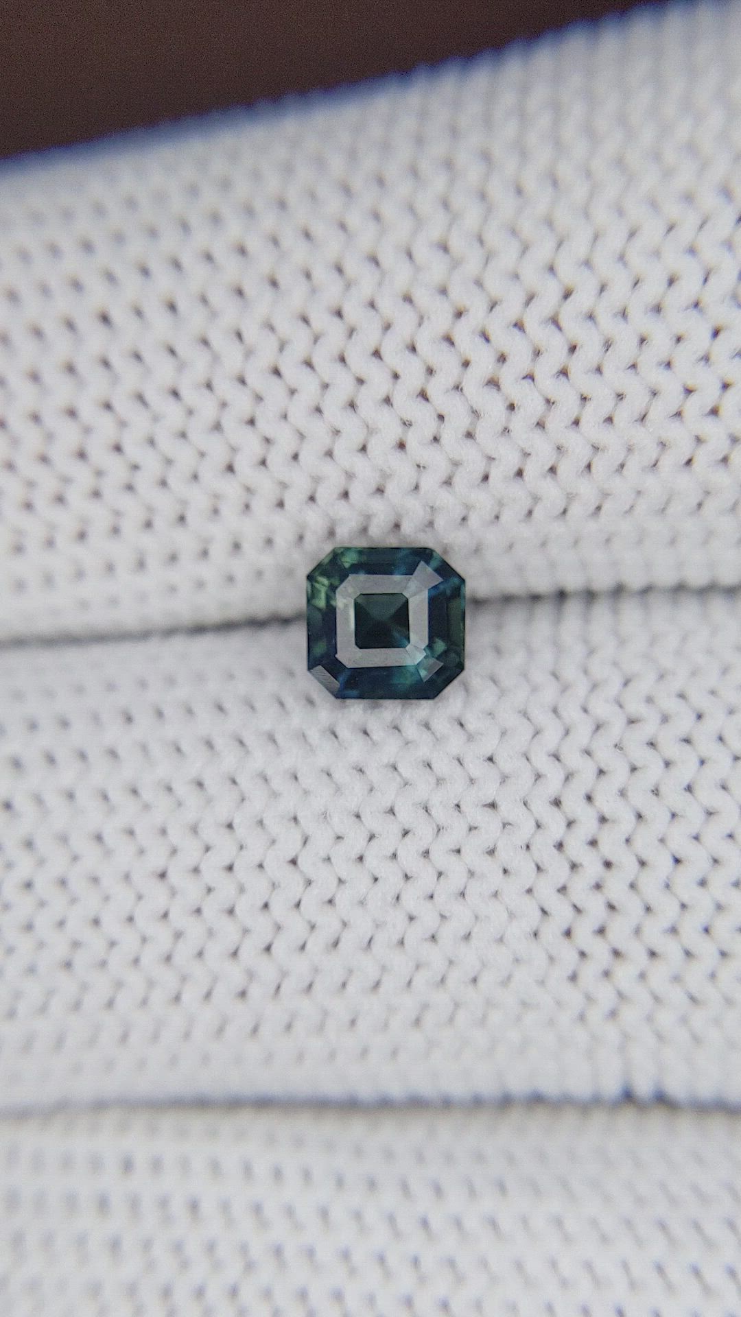1.02 Ct. Bluish Green Sapphire from Nigeria Size Video