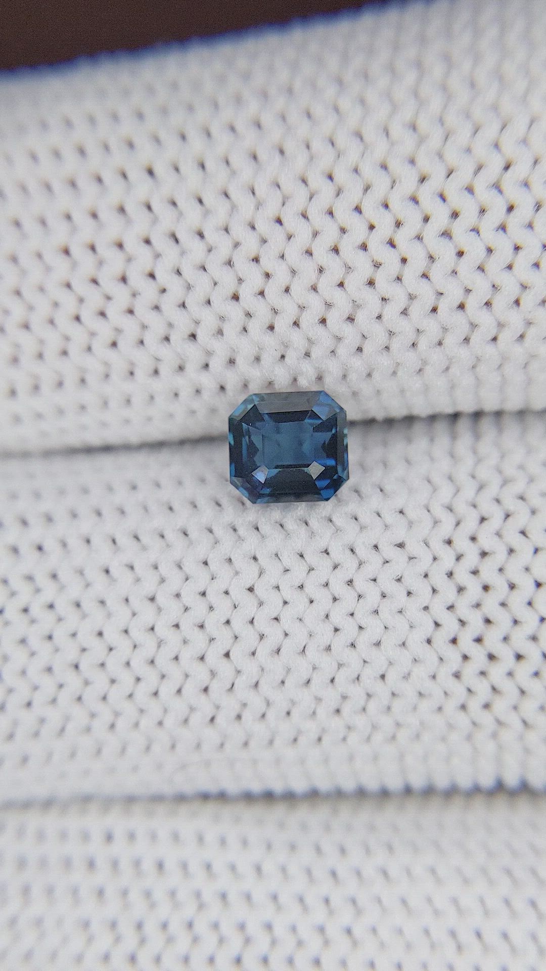 1.04 Ct. Greenish Blue Sapphire from Nigeria Size Video