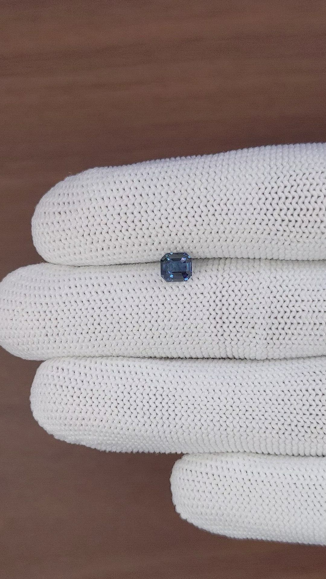 1.04 Ct. Greenish Blue Sapphire from Nigeria Size Video