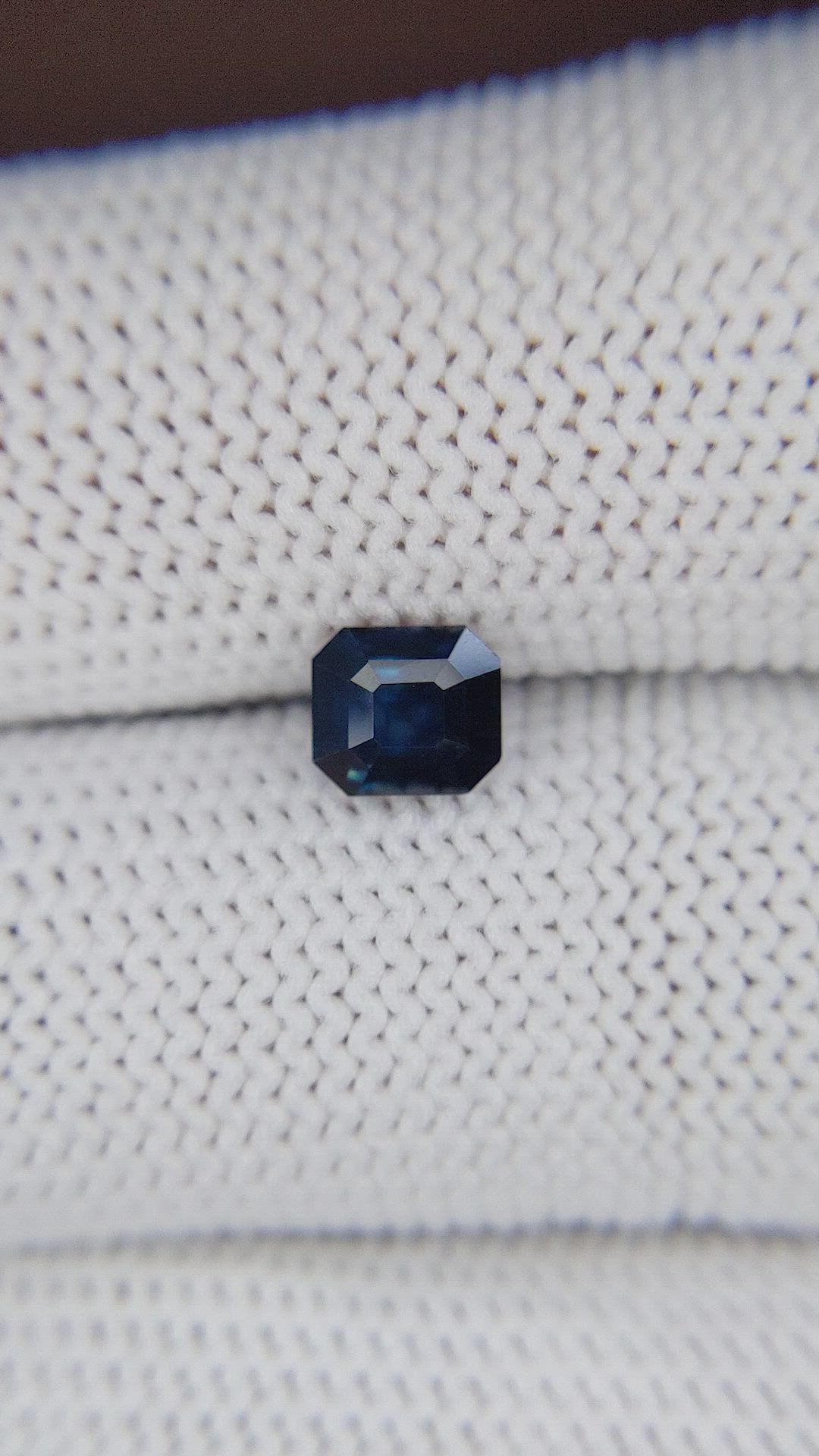1.04 Ct. Greenish Blue Sapphire from Nigeria Size Video
