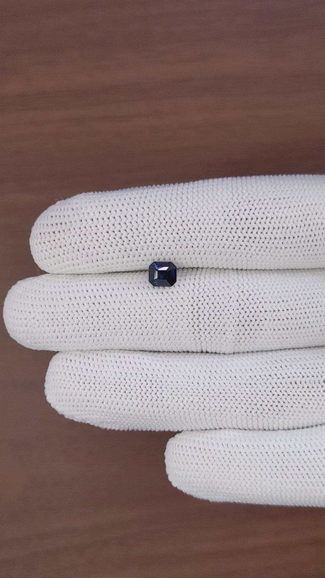 1.04 Ct. Greenish Blue Sapphire from Nigeria Size Video