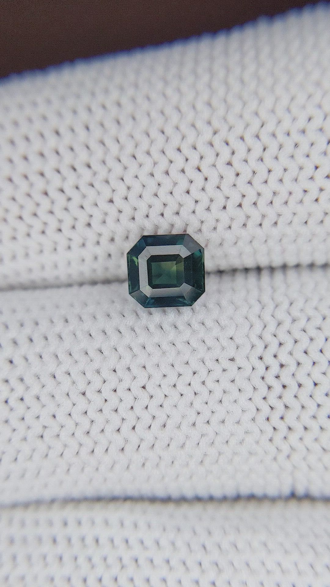 1.05 Ct. Bluish Green Sapphire from Nigeria Size Video