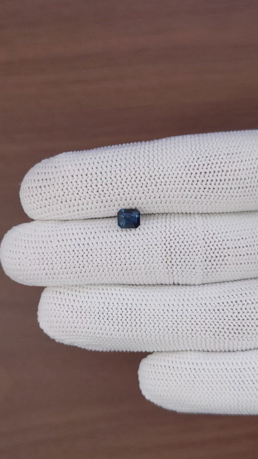1.06 Ct. Blue Sapphire from Nigeria Size Video