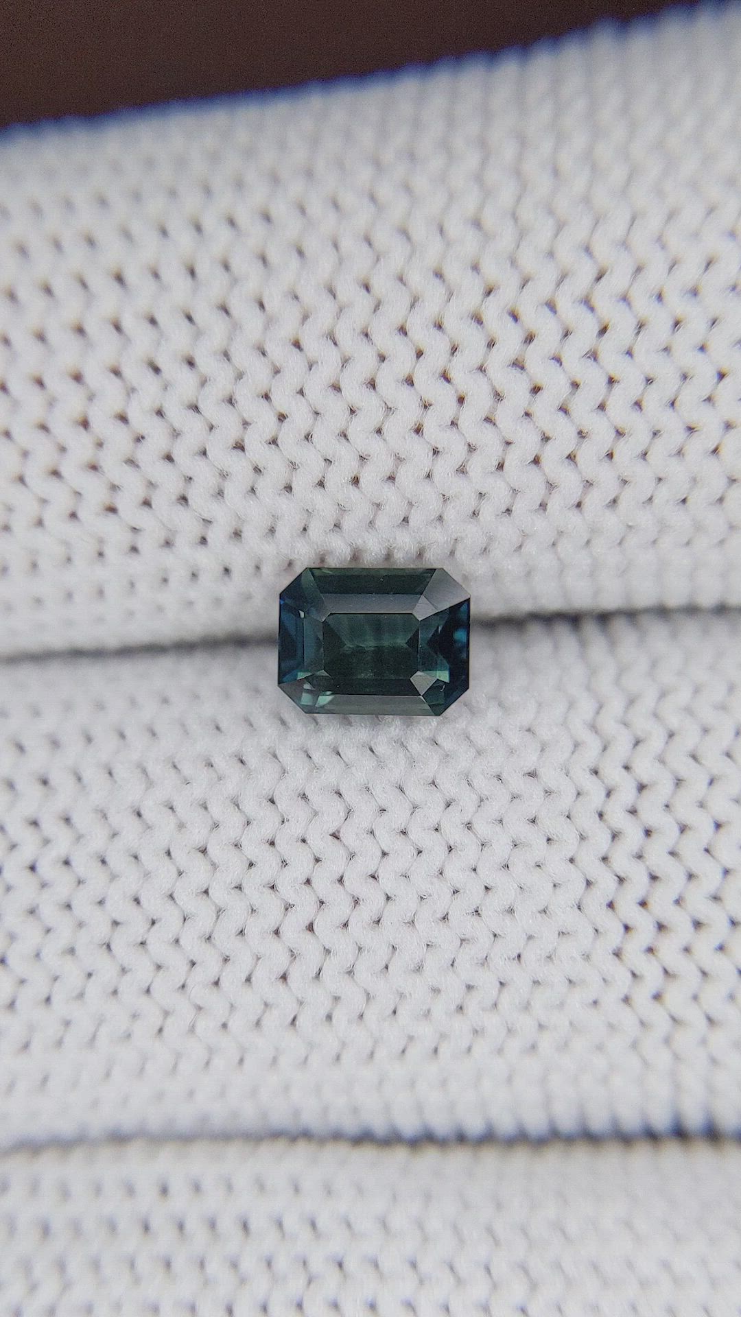 1.14 Ct. Bluish Green Sapphire from Nigeria Size Video