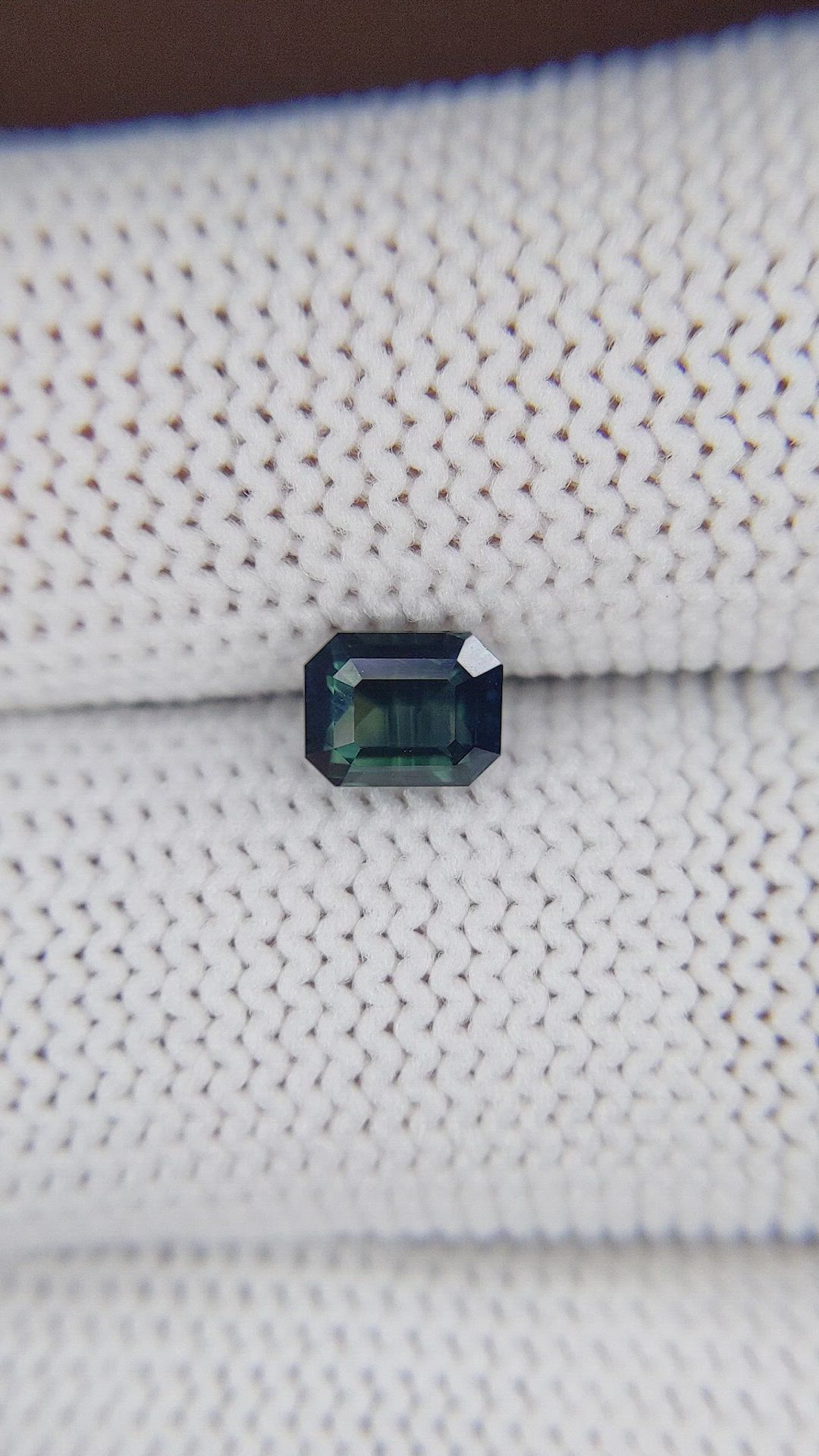 1.15 Ct. Bluish Green Sapphire from Nigeria Size Video