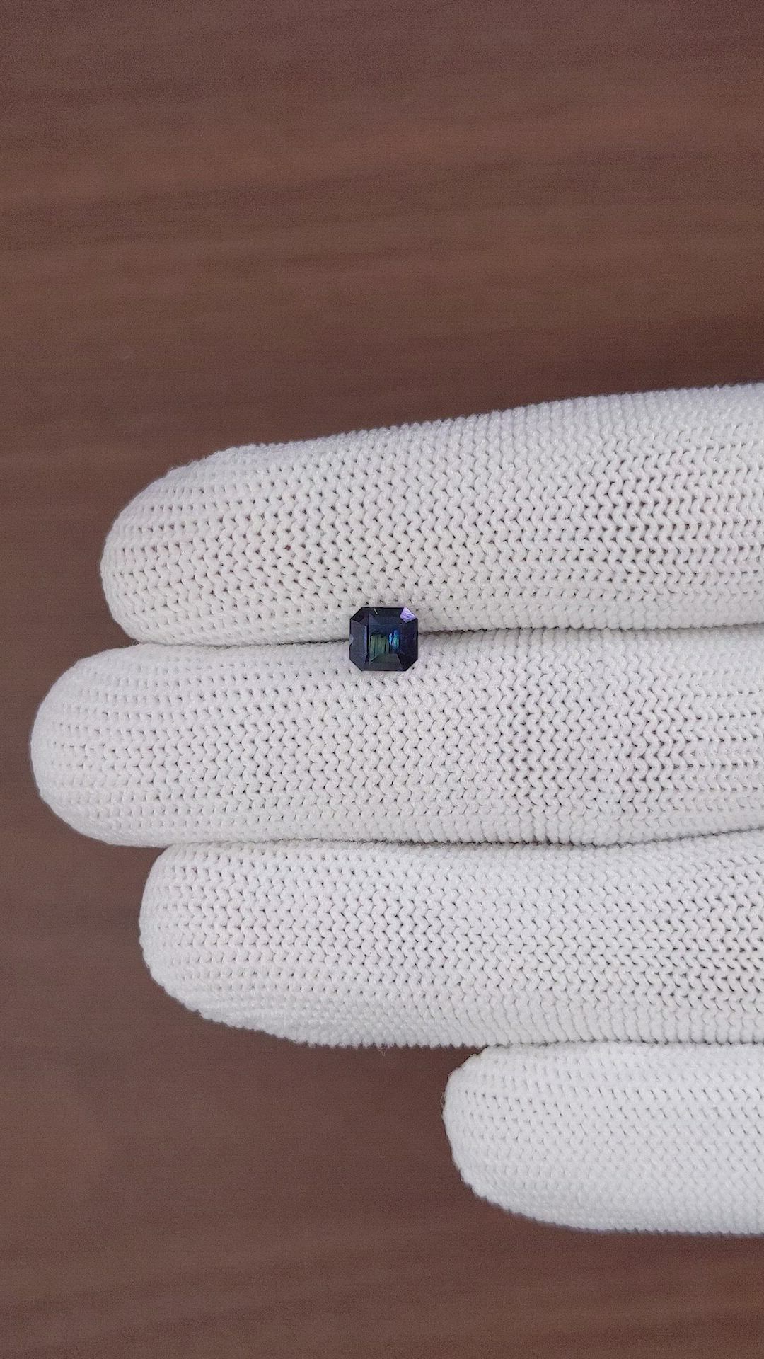 1.16 Ct. Greenish Blue Sapphire from Nigeria Size Video