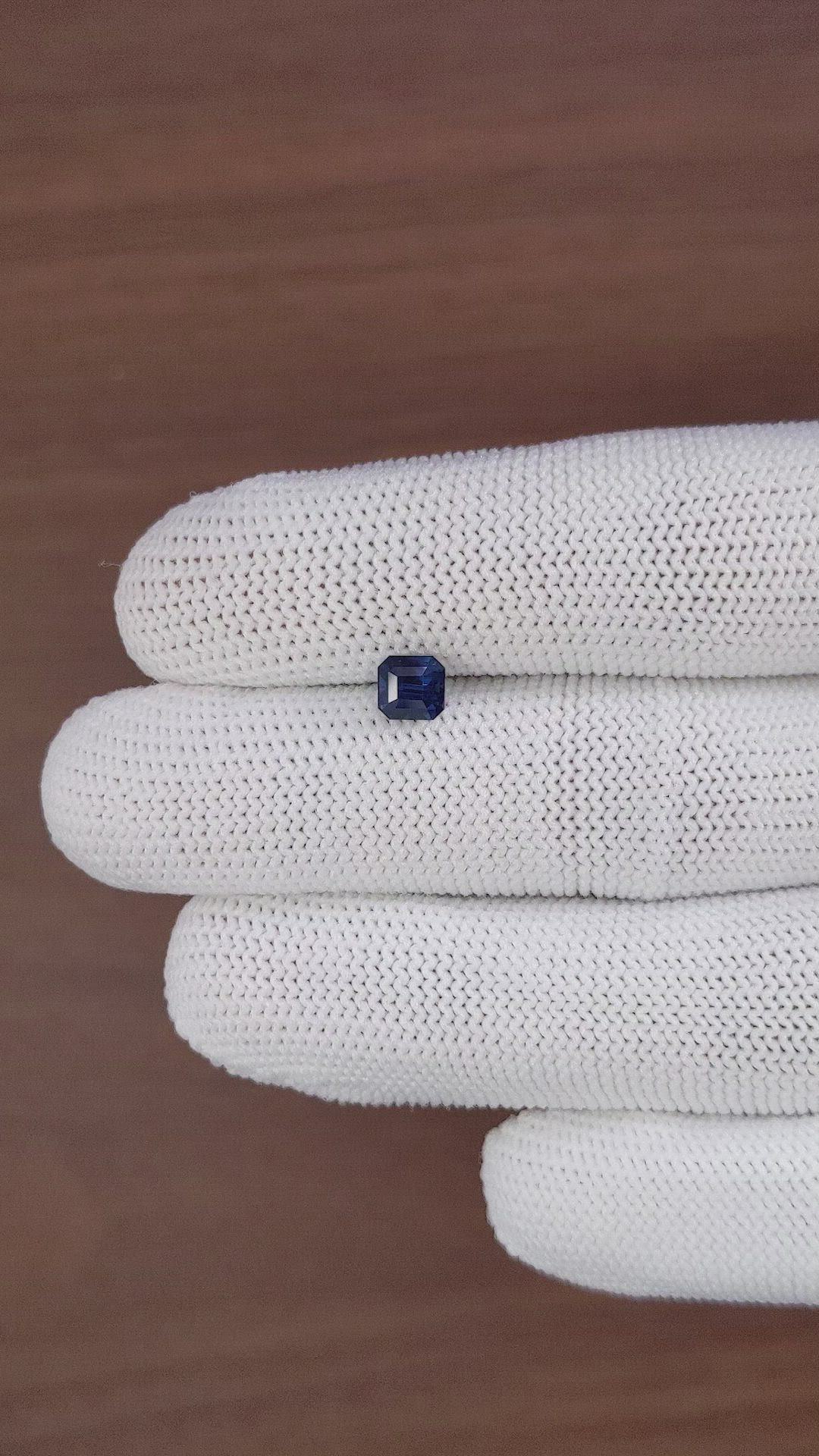 1.17 Ct. Greenish Blue Sapphire from Nigeria Size Video