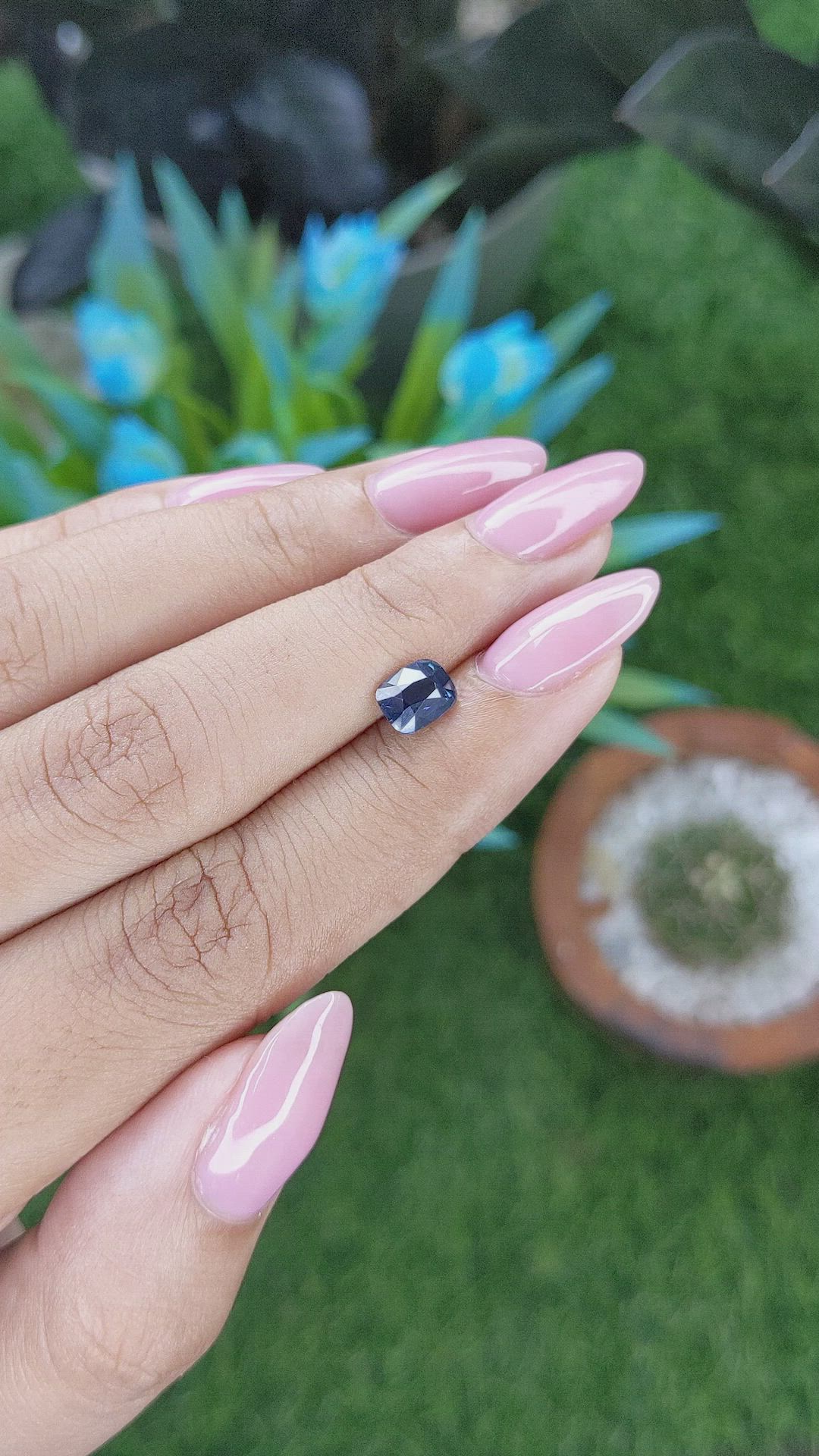 1.18 Ct. Blue Sapphire from Nigeria Size Video
