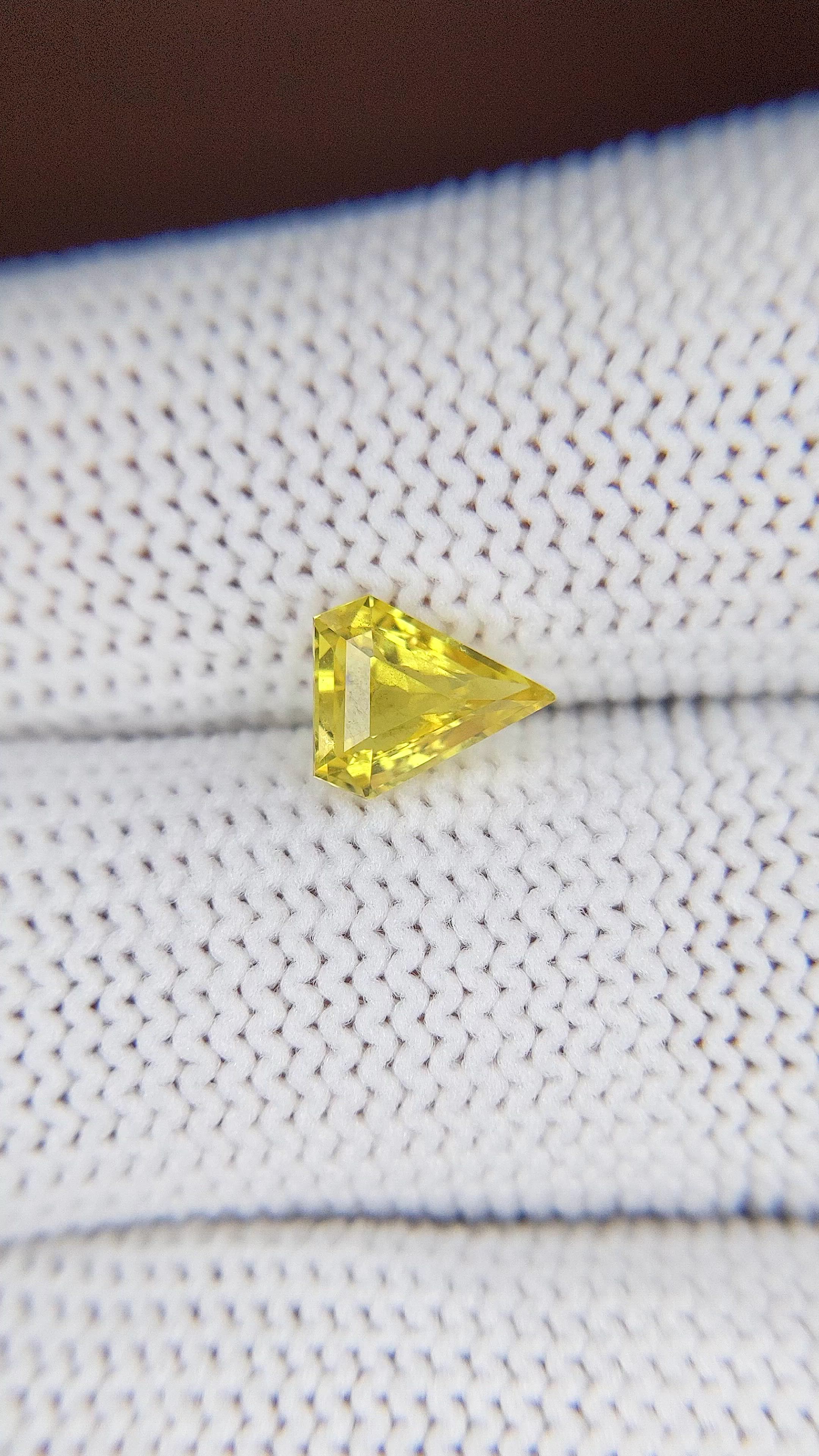 1.20 Ct. Yellow Sapphire from Nigeria Size Video