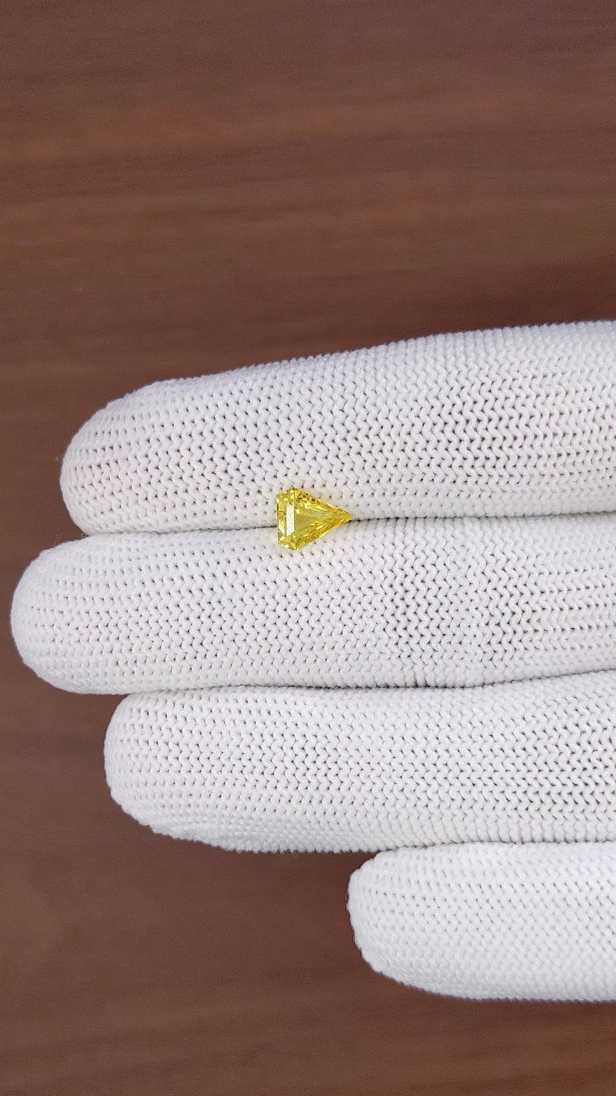 1.20 Ct. Yellow Sapphire from Nigeria Size Video
