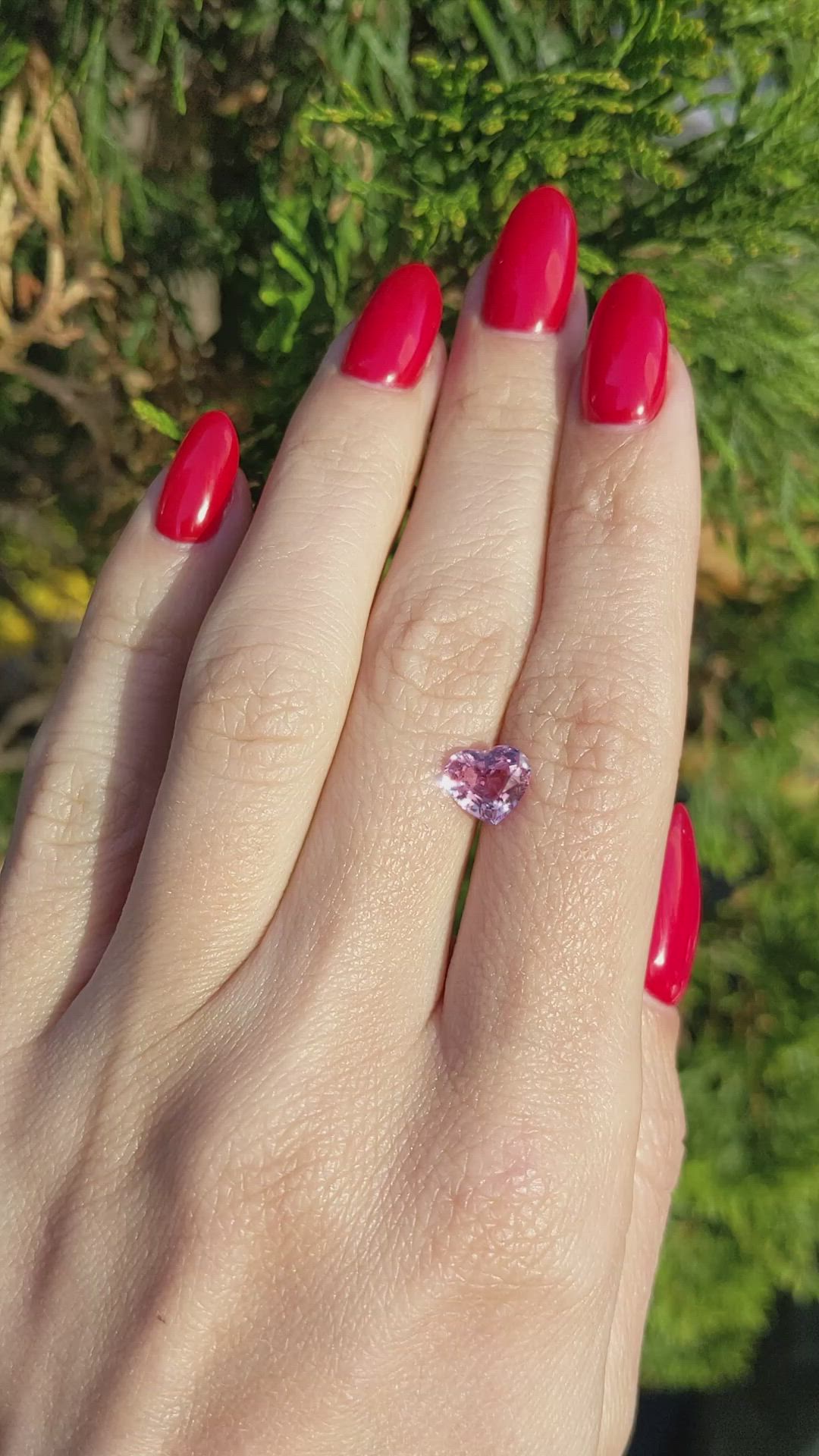 1.64 Ct. Padparadscha Sapphire from Madagascar Size Video