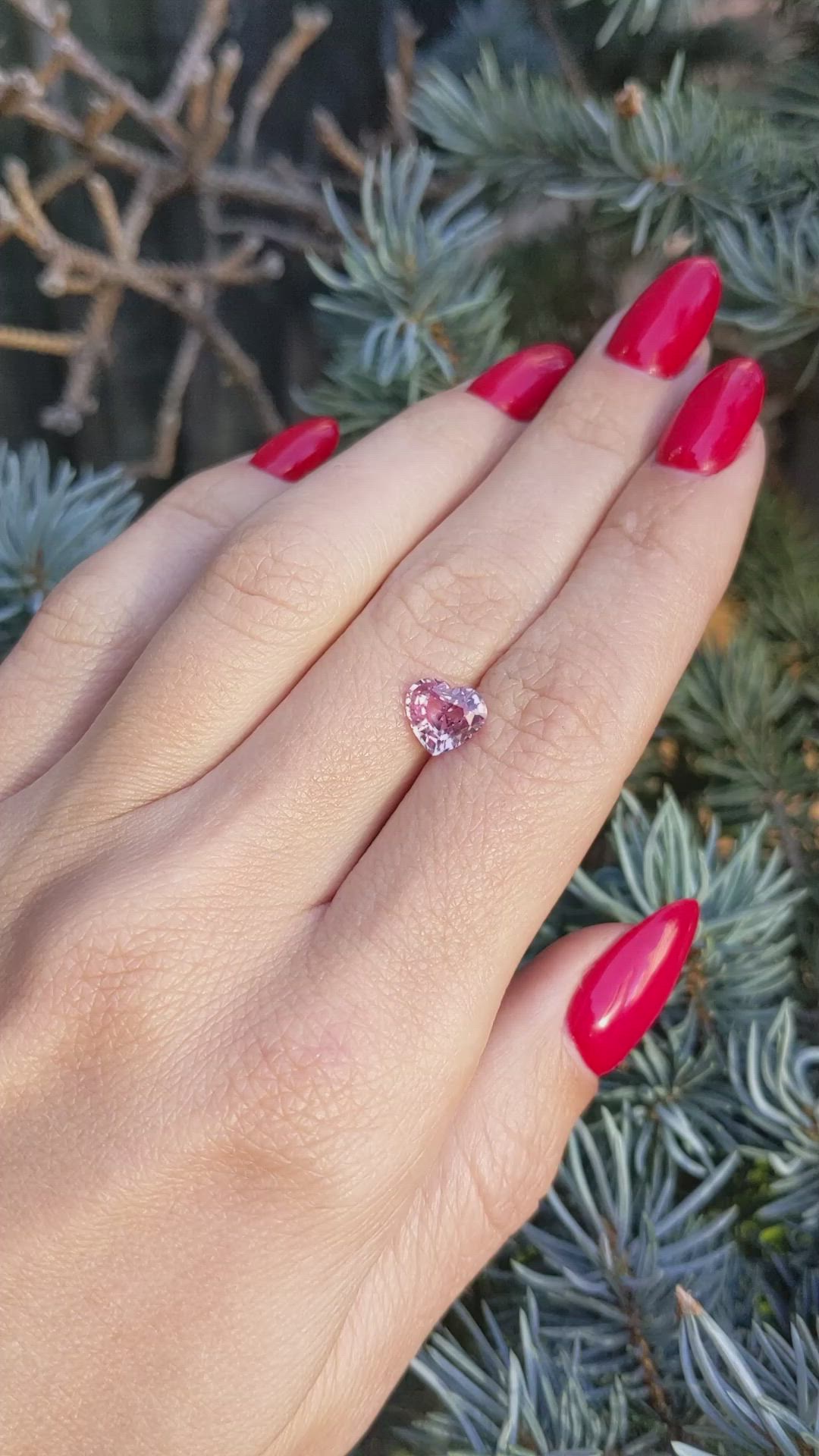 1.64 Ct. Padparadscha Sapphire from Madagascar Size Video