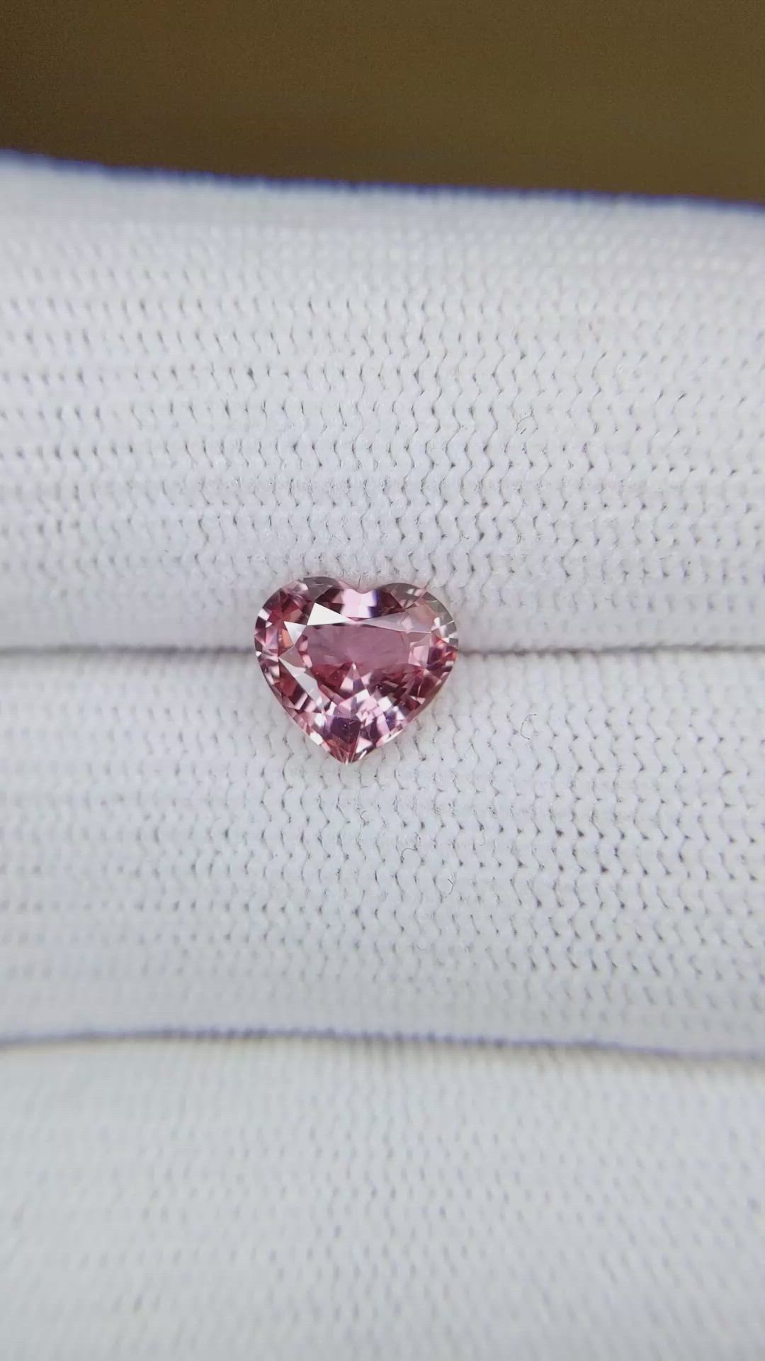1.64 Ct. Padparadscha Sapphire from Madagascar Size Video