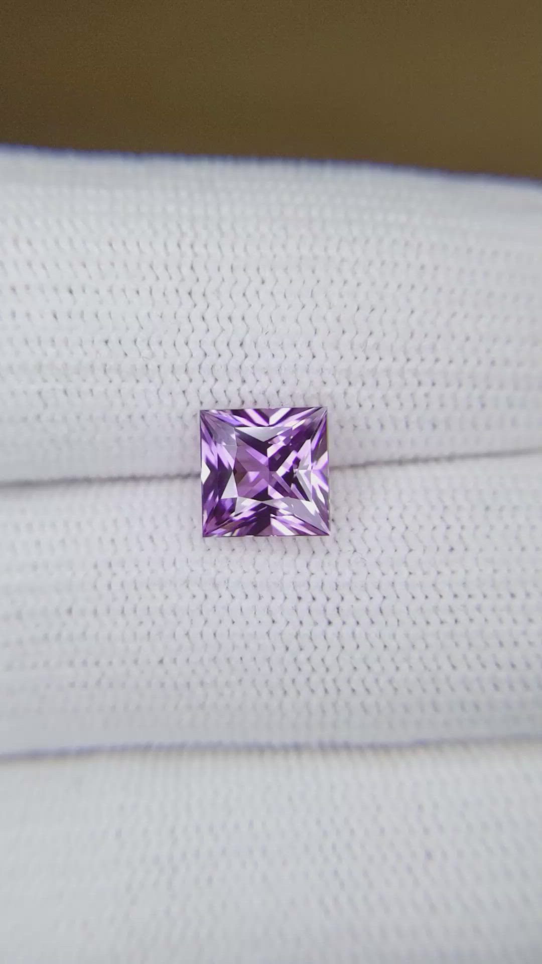 2.15 Ct. Purple Sapphire from Ceylon (Sri Lanka) Size Video
