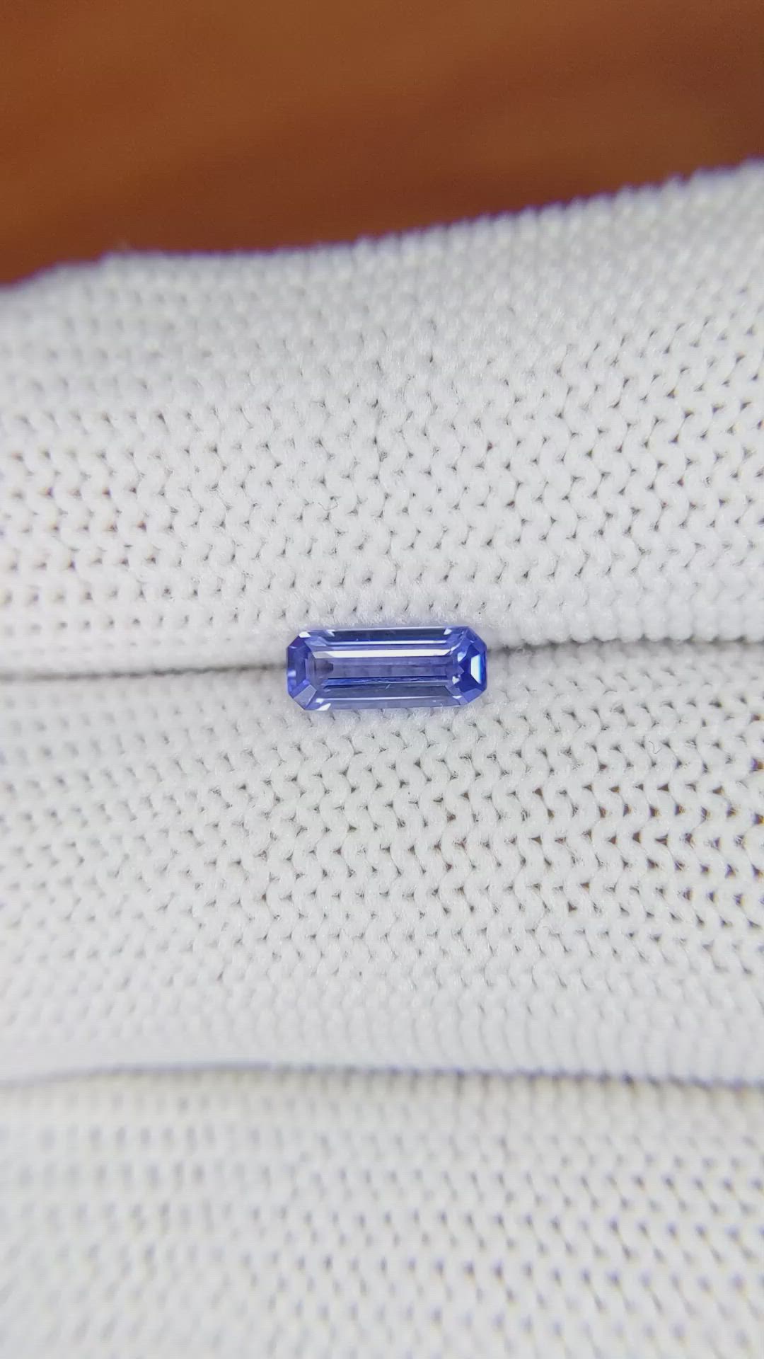 0.62 Ct. Blue Sapphire from Ceylon (Sri Lanka) Size Video