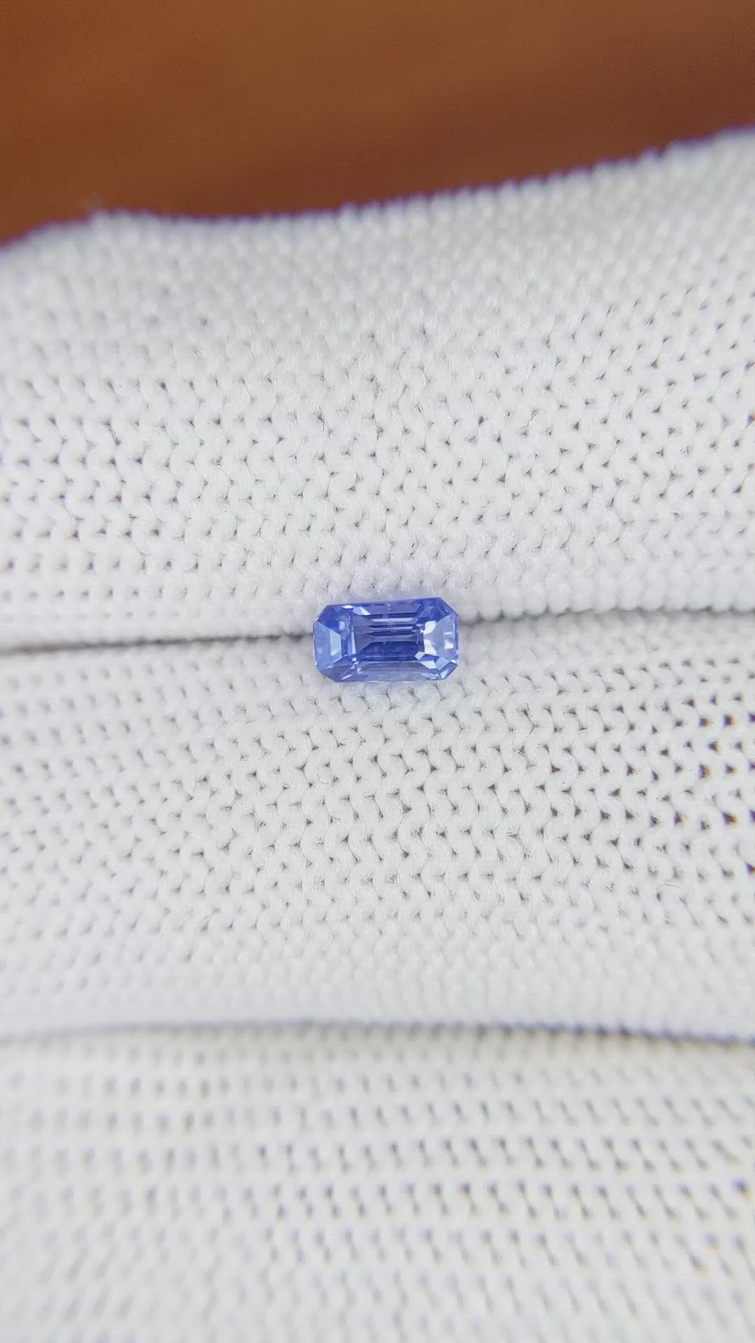 0.52 Ct. Blue Sapphire from Ceylon (Sri Lanka) Size Video