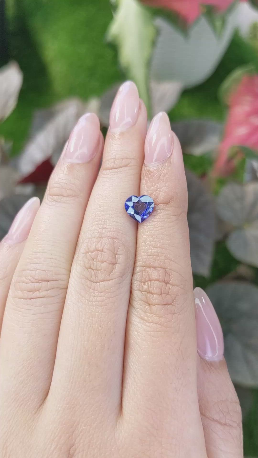 2.17 Ct. Blue Sapphire from Ceylon (Sri Lanka) Size Video