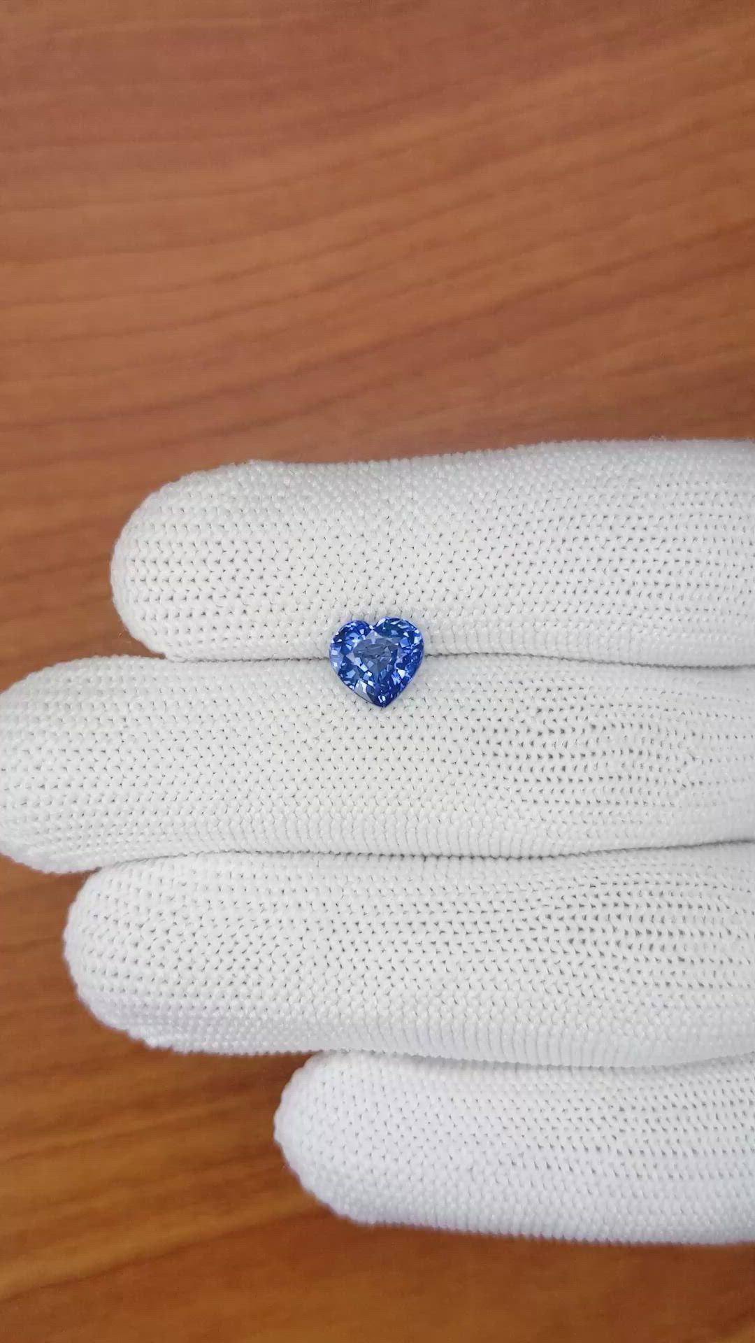 2.17 Ct. Blue Sapphire from Ceylon (Sri Lanka) Size Video