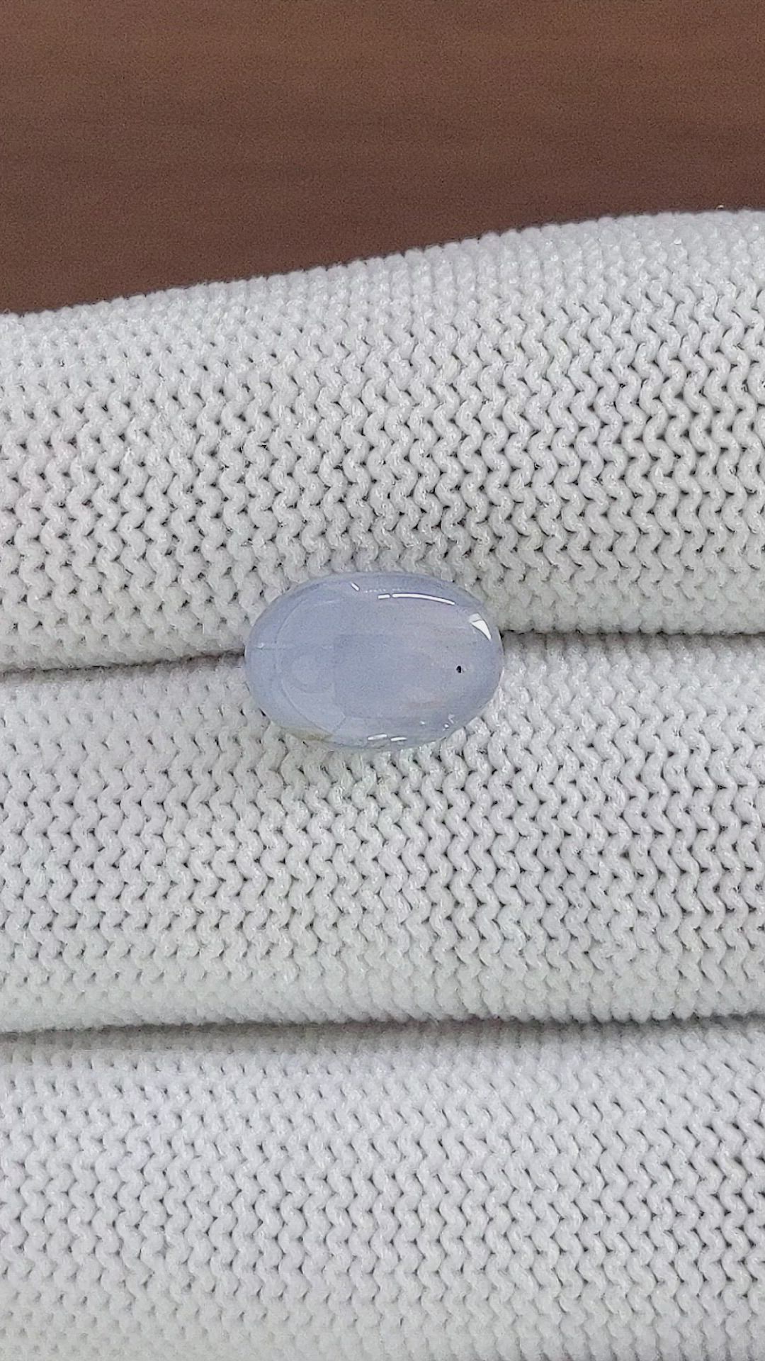 7.66 Ct. Bluish Grey Star Sapphire from Ceylon (Sri Lanka) Size Video